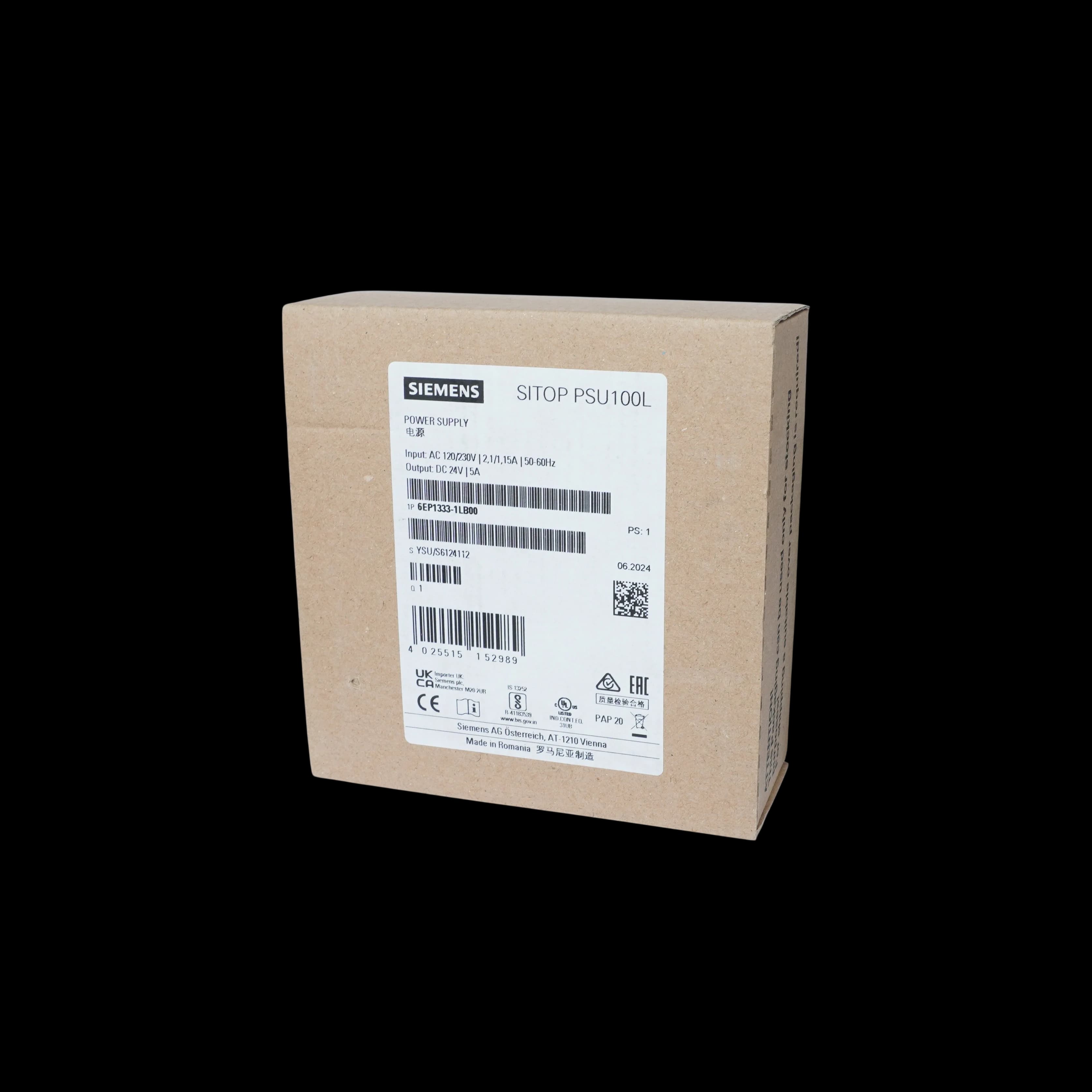 6EP1333-1LB00_Блок питания SITOP PSU100L 1-ф., DC 24 В/5 A_4