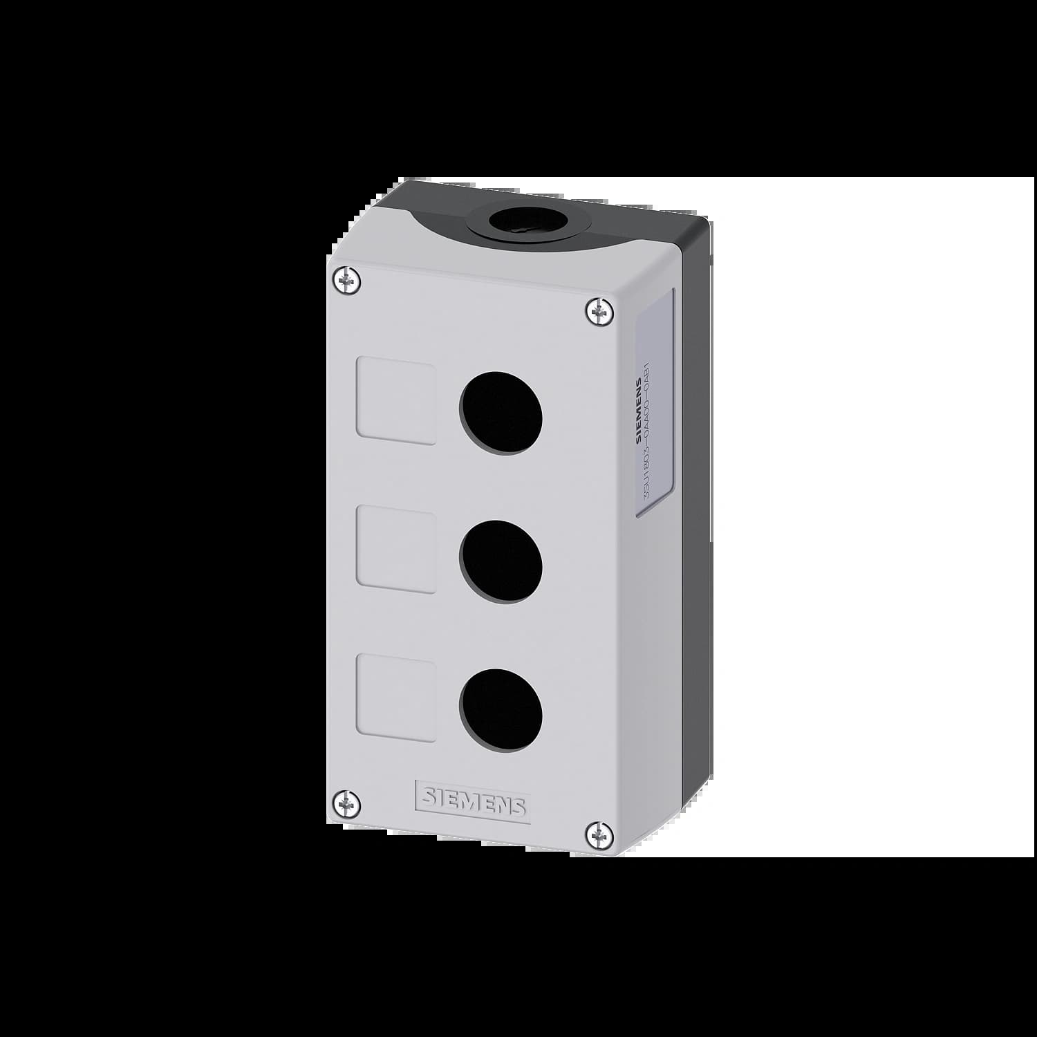 3SU1803-0AA00-0AB1_Пустой корпус, серая крышка, 3 точки управления