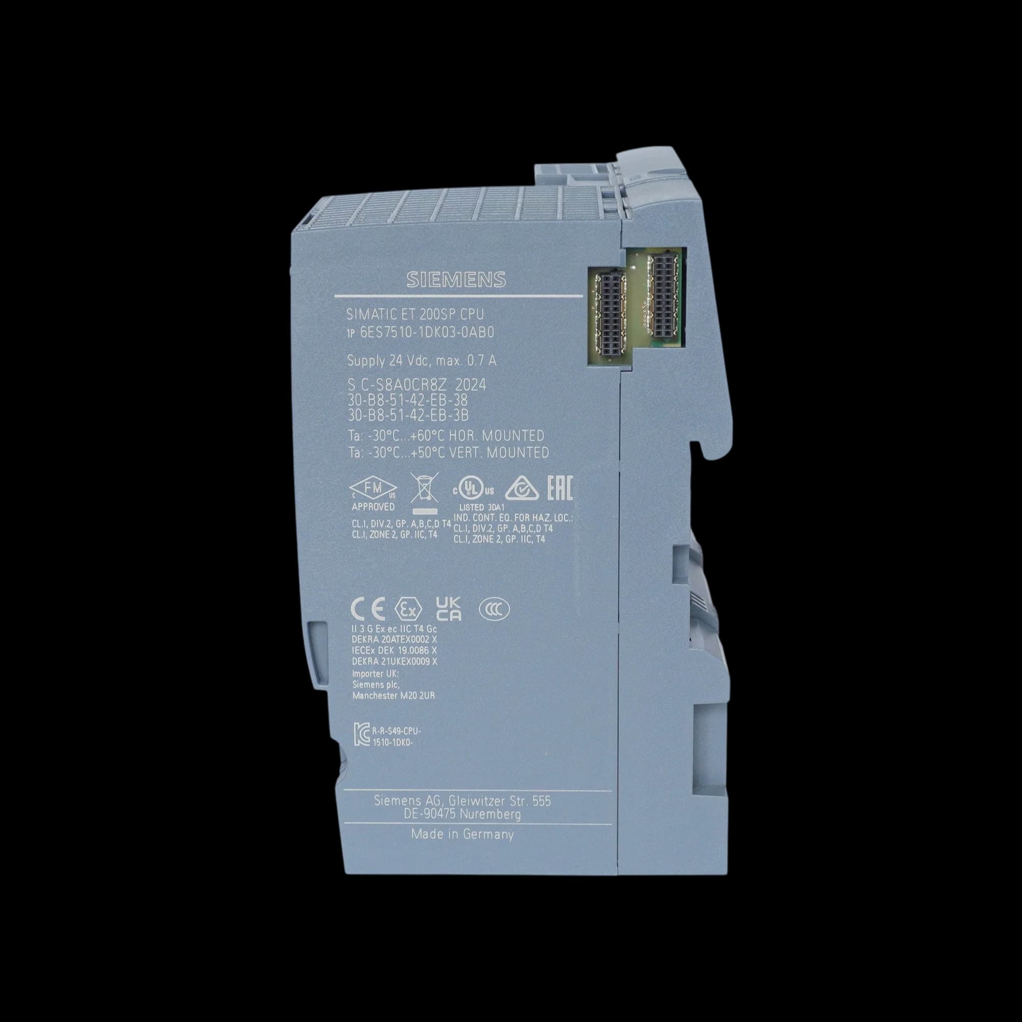 6ES7510-1DK03-0AB0_Simatic ET 200SP Центральный процессор CPU 1510SP-1 PN_2