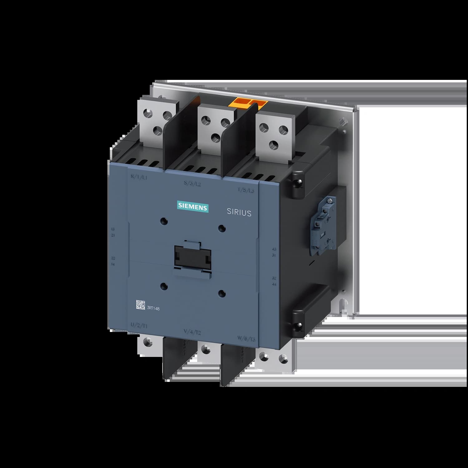 3RT1483-6AP36_Контактор 3P 1260A по AC1 до 1000В Us=230В AC/DC допконтакты 2НО +2НЗ_1