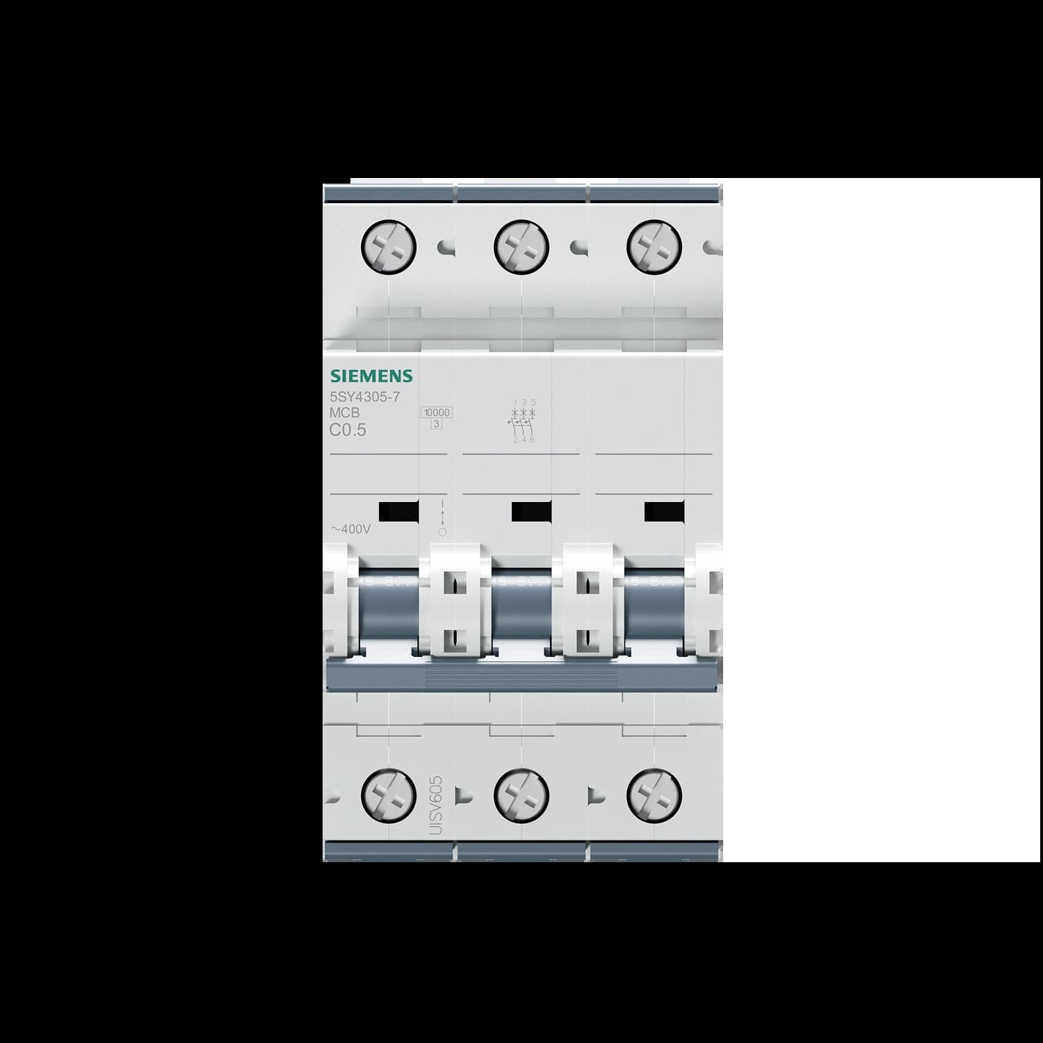 5SY4305-7_Автомат 3P, 0.5А, кривая «C», 10кА (C0.5)_5