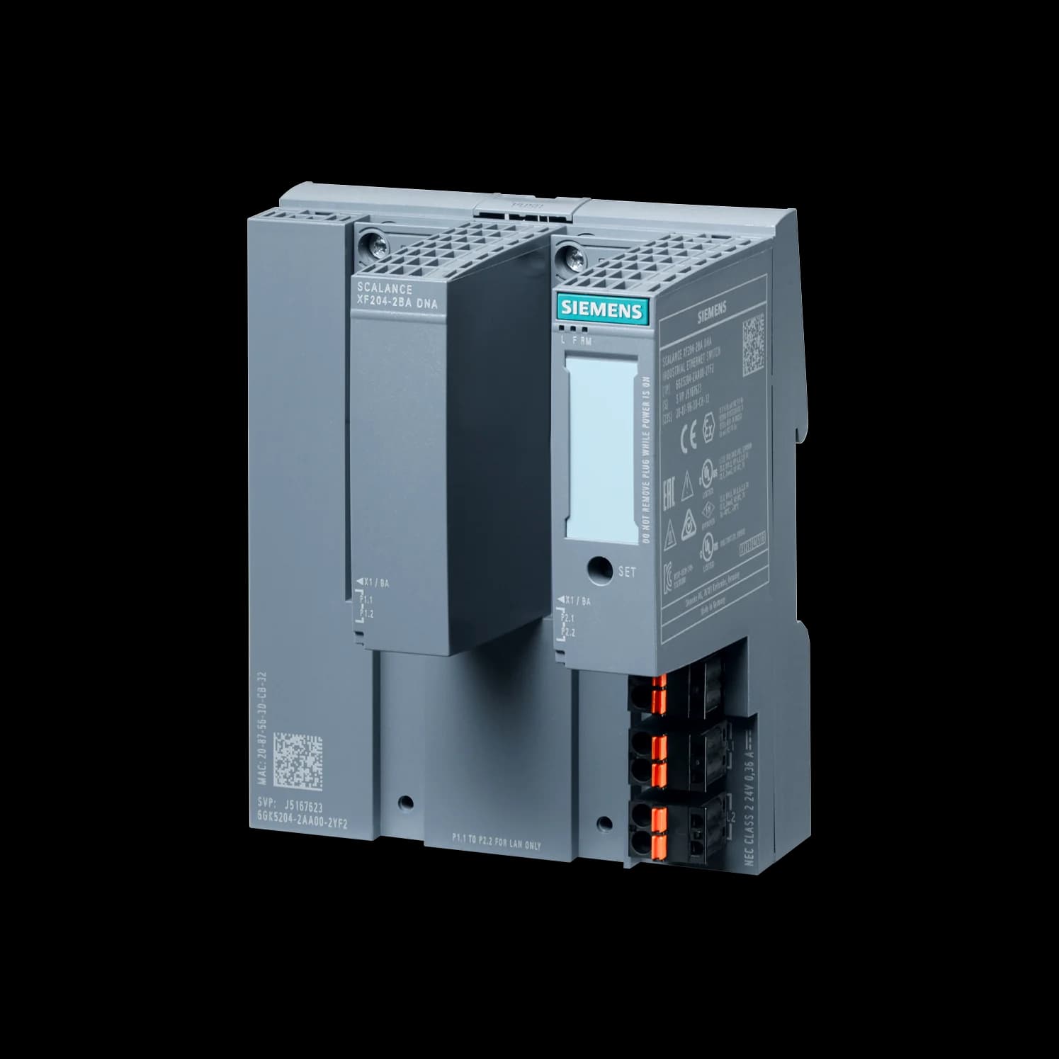 6GK5204-2AA00-2YF2_Управляемый Y-коммутатор SCALANCE XF204-2BA DNA