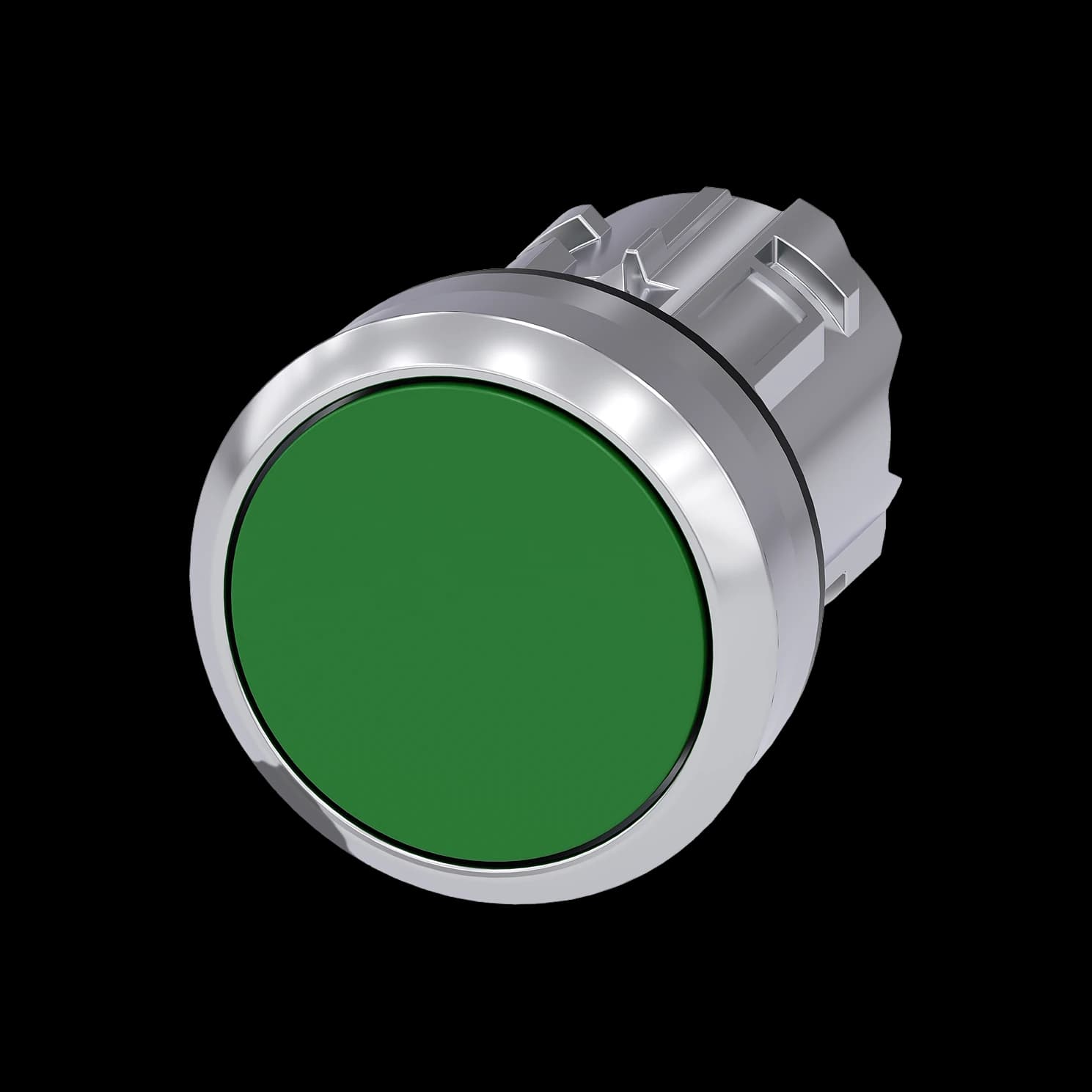 3SU1050-0AB40-0AA0_Актуатор кнопки зелёный, без фиксации, металл