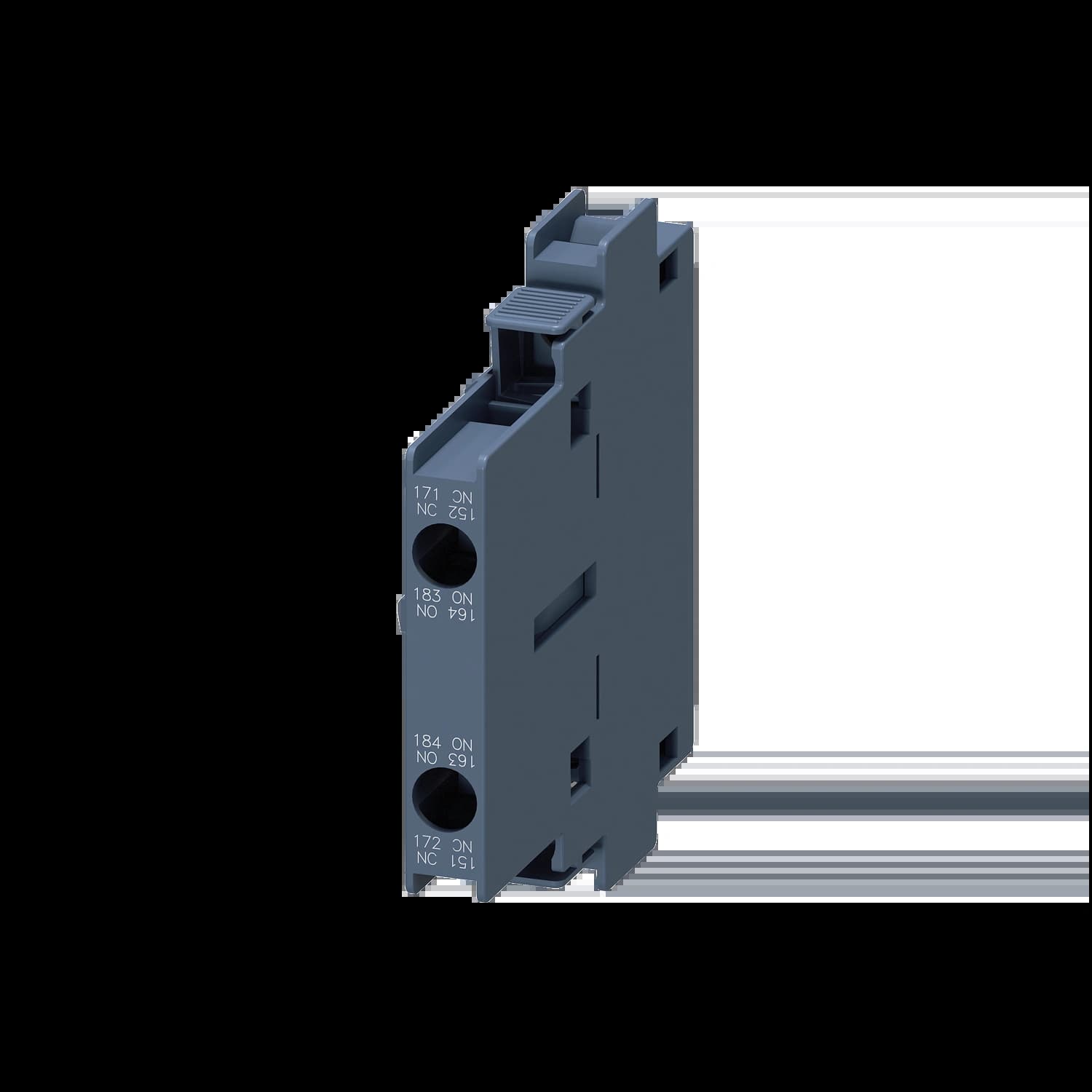 3RH1921-1KA11_Боковой блок-контакт, 1НО+1НЗ, разм. S6-S12, монтаж вторым рядом_1