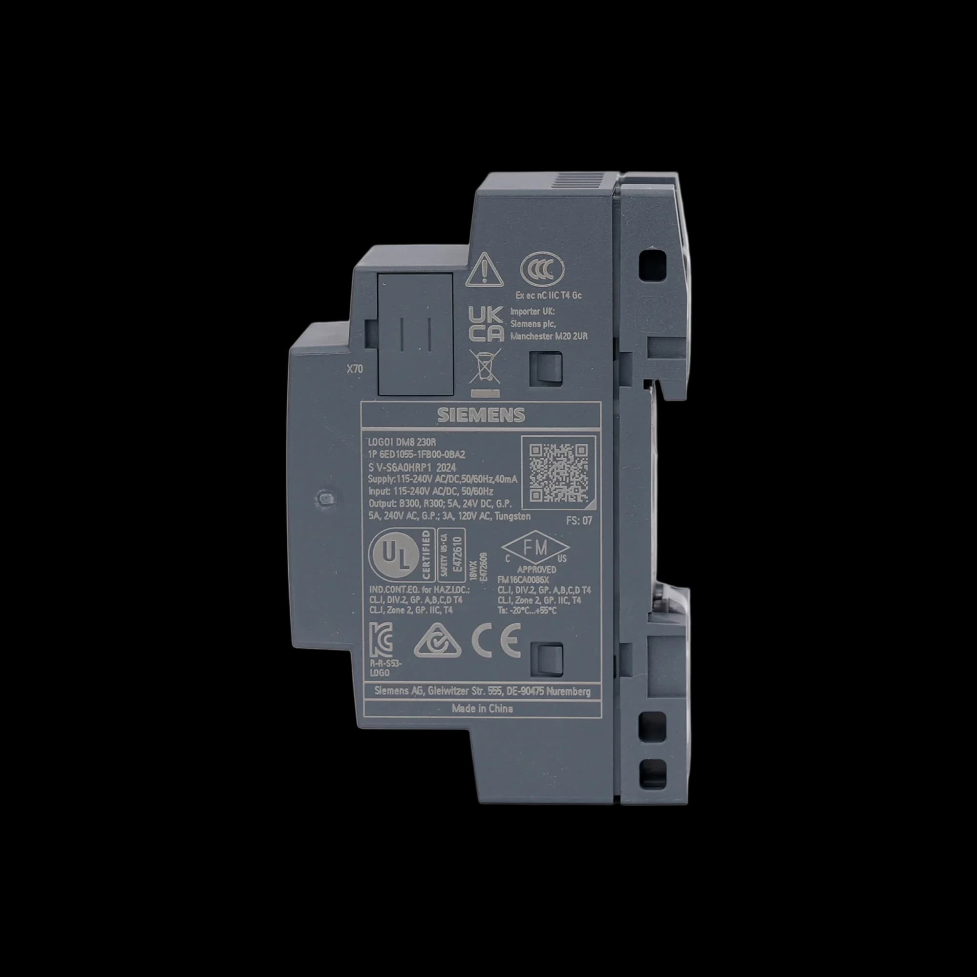 6ED1055-1FB00-0BA2_Модуль расширения LOGO! DM8 230R, 2 MW, 4DI/4DO_2