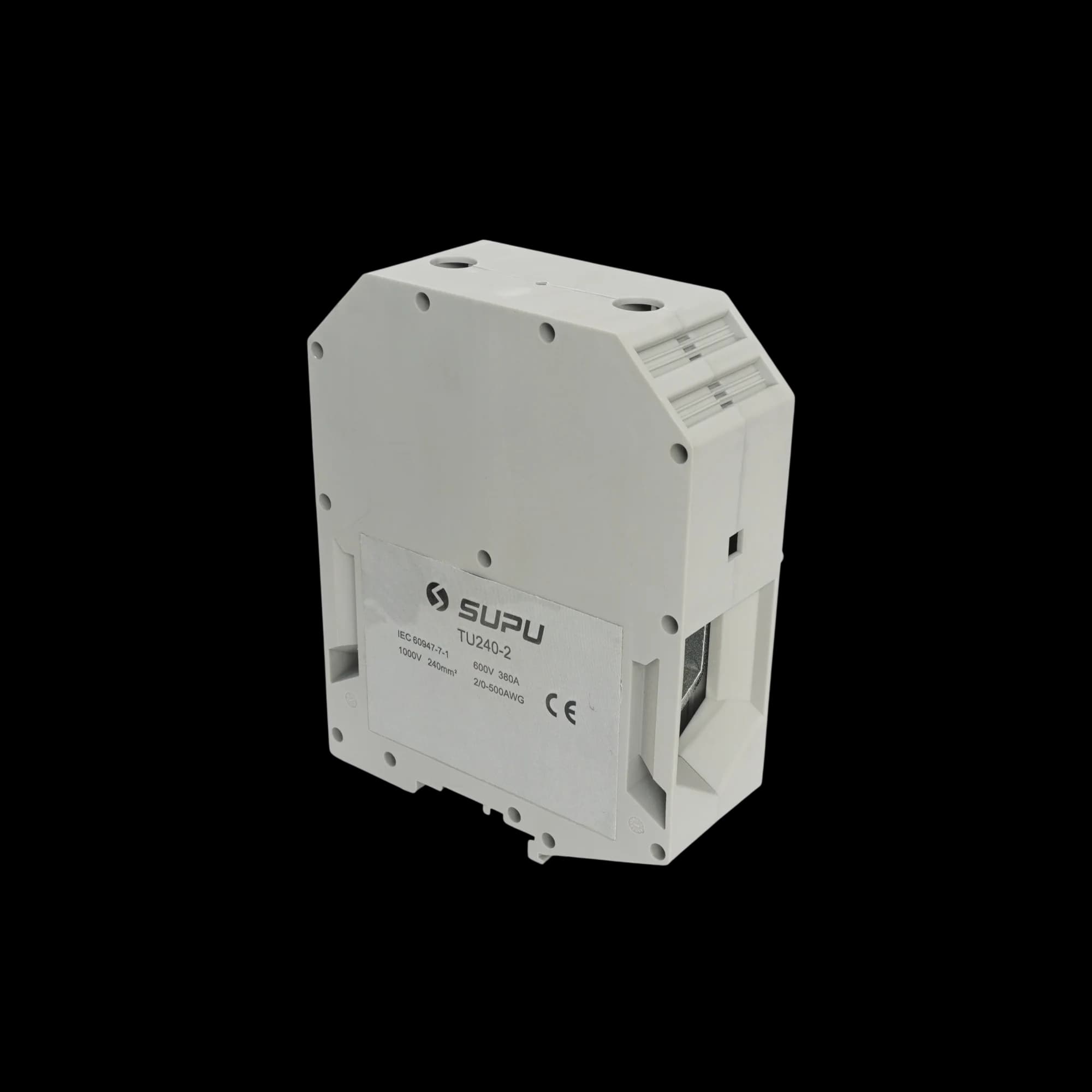 TU240-2-GY_Клемма TU 240-2, серая, винтовая, 240 мм²_2