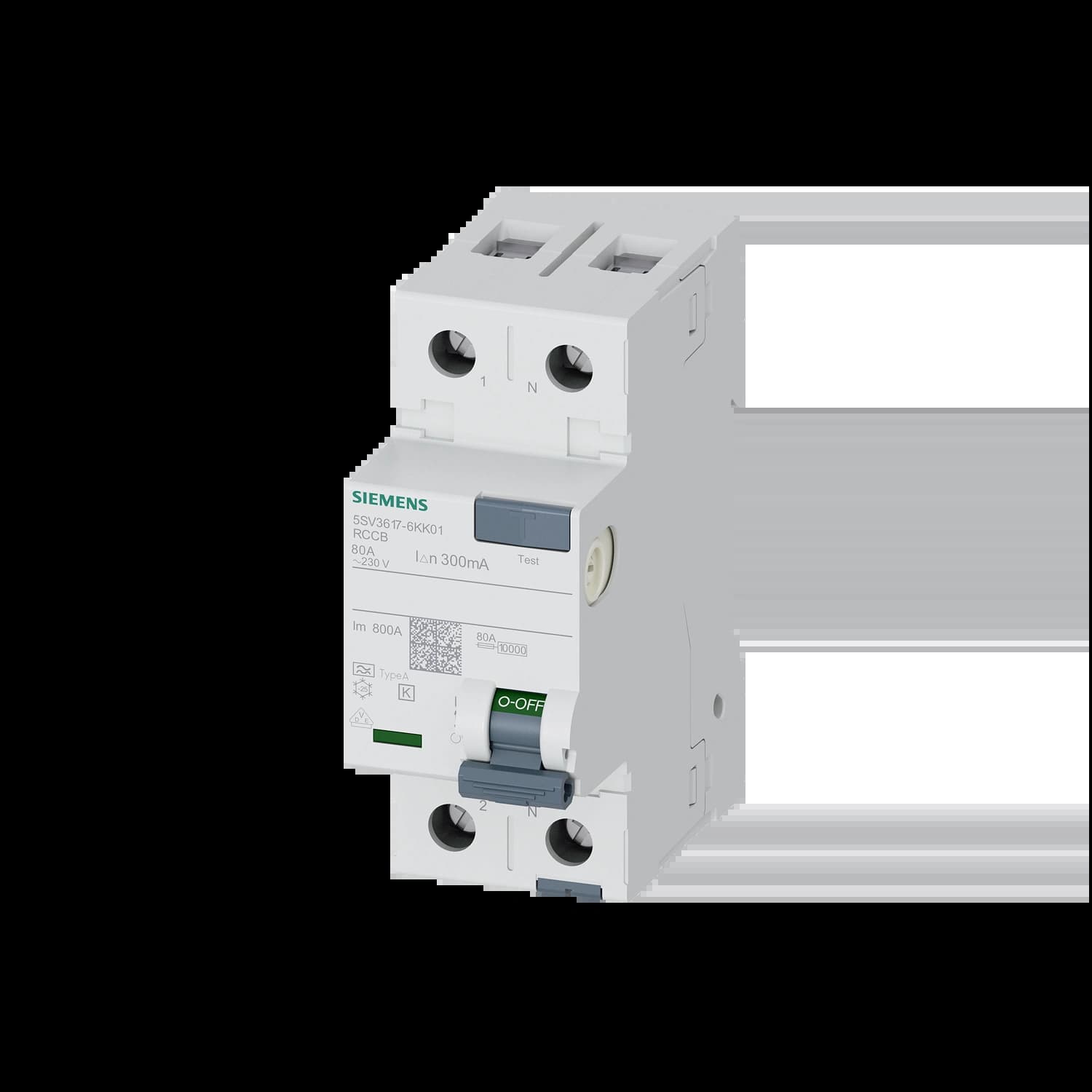 5SV3617-6_УЗО 1P+N, 80A, 300мА, тип «A»