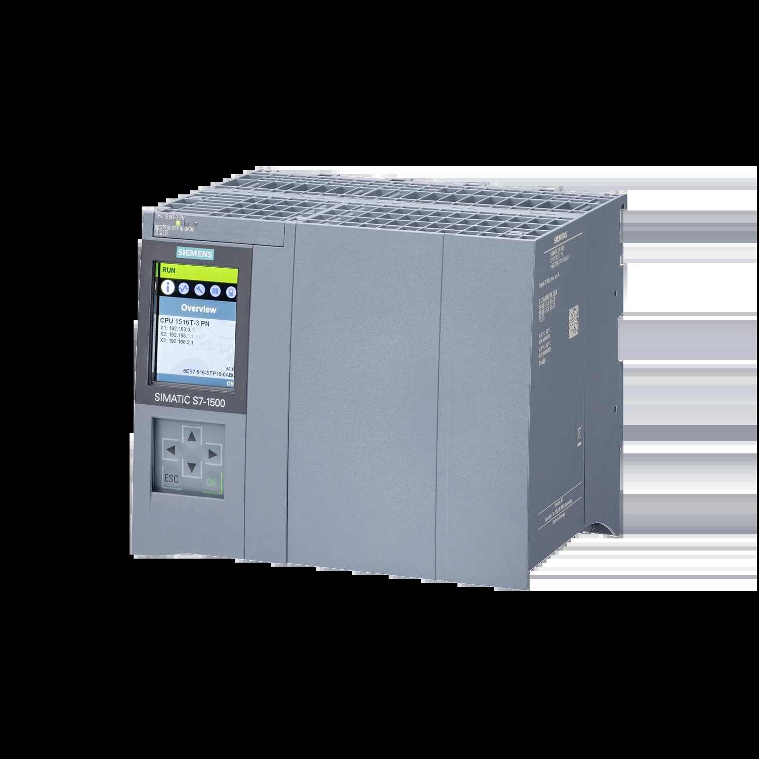 6ES7516-3TP10-0AB0_Simatic S7-1500 Центральный процессор CPU 1516T-3 PN_1