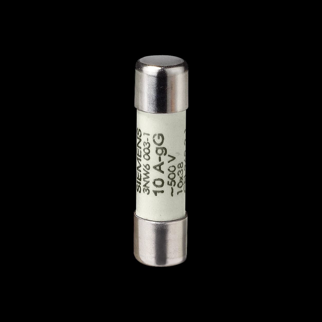 3NW6010-1_Siemens цилиндрическая плавкая вставка SENTRON, 10 × 38 мм, gG, 25 А, 500 В AC