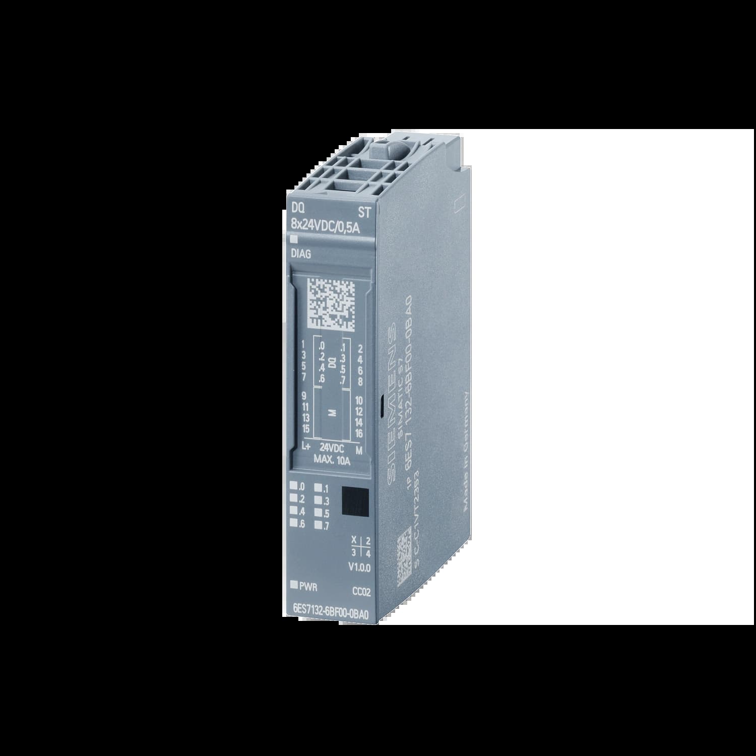 6ES7132-6BF00-0CA0_Модуль вывода ET 200SP DQ8x24 V DC/0.5 A HF_1