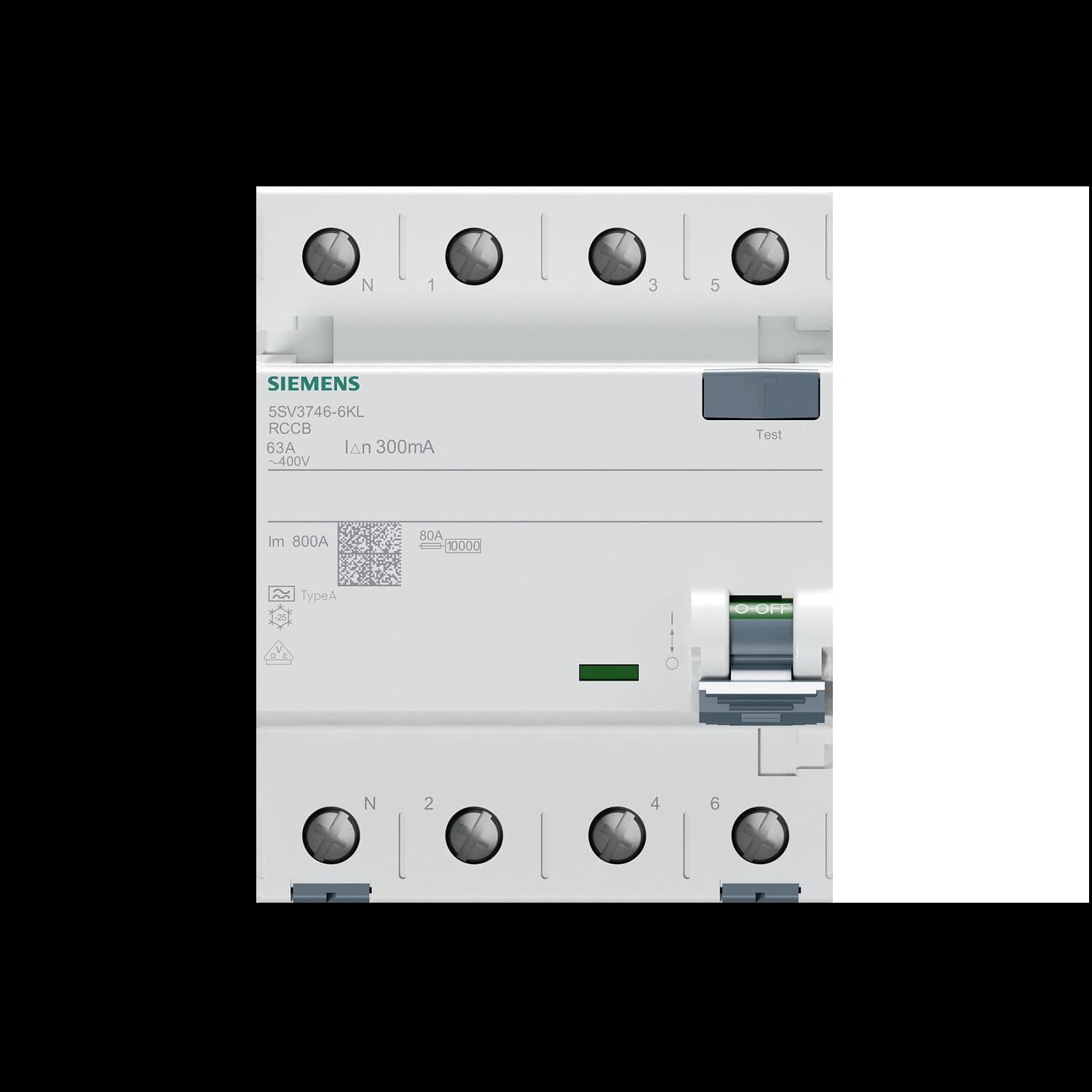 5SV3746-6_УЗО 3P+N, 63A, 500мА, тип «A»_5