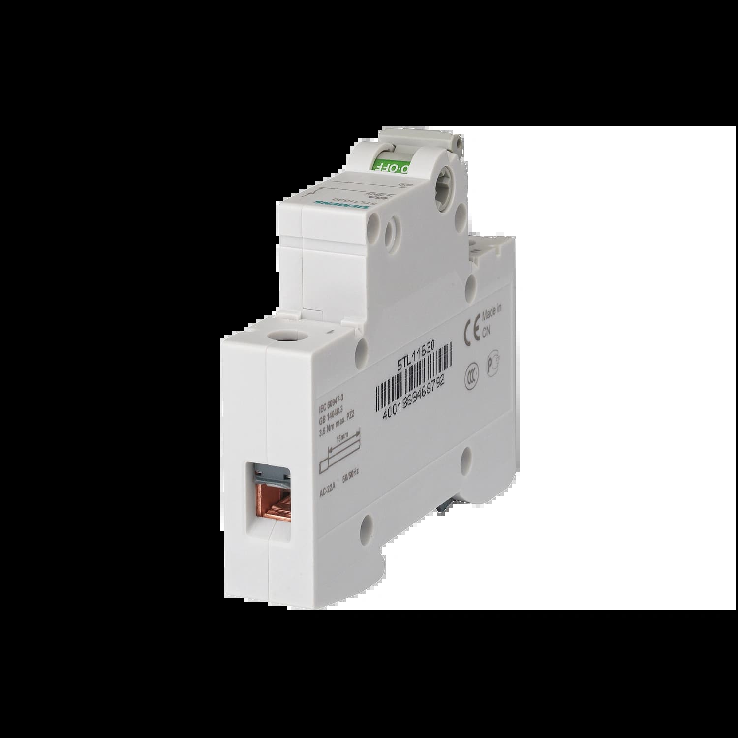 5TL1192-0_Выключатель нагрузки, 1P, 1НО, 125A_5