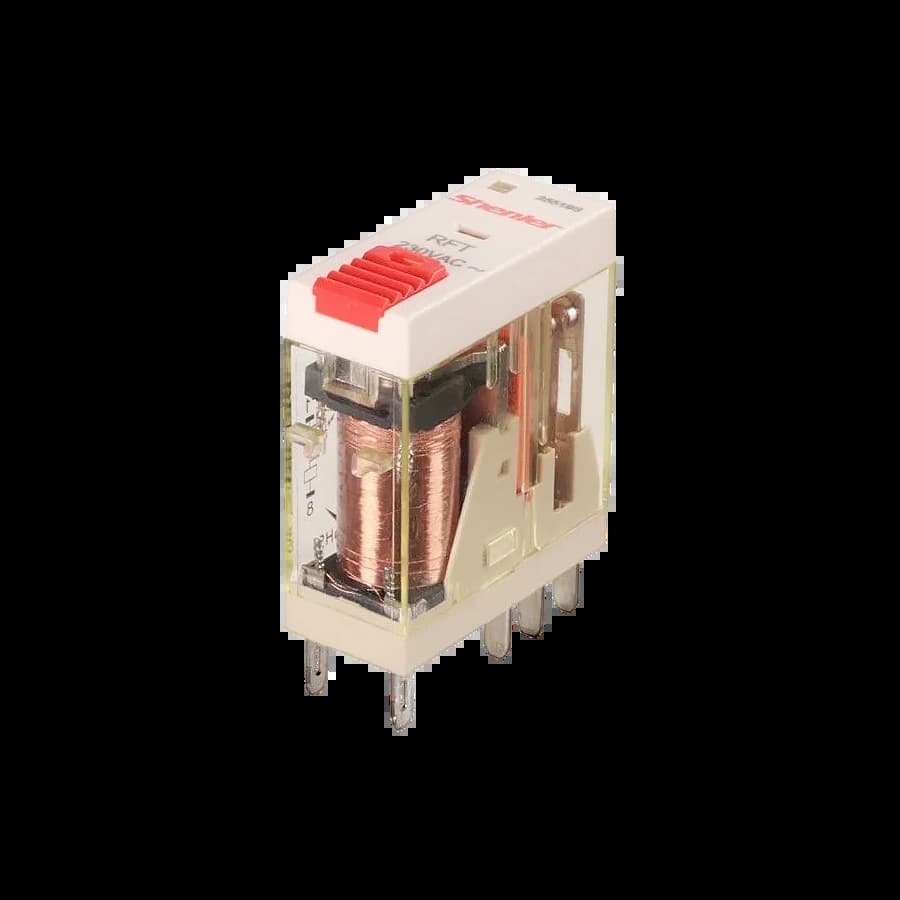 RFT2CO730LT_Реле 2ПК, 8А, катушка 230В AC, механический и светодиодный индикаторы, тест-кнопка