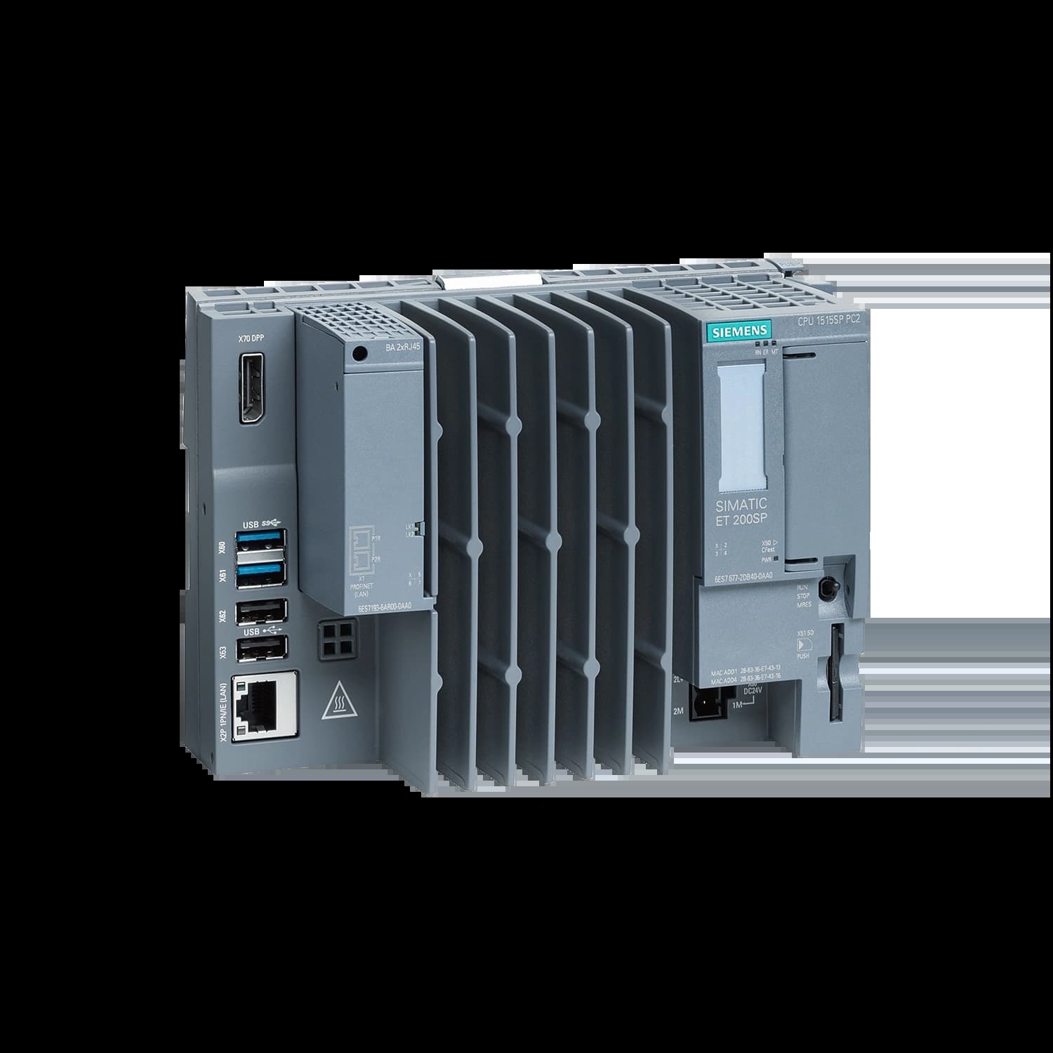 6ES7677-2DB42-0GB0_Simatic ET 200SP Контроллер на ПК CPU1515SP PC2