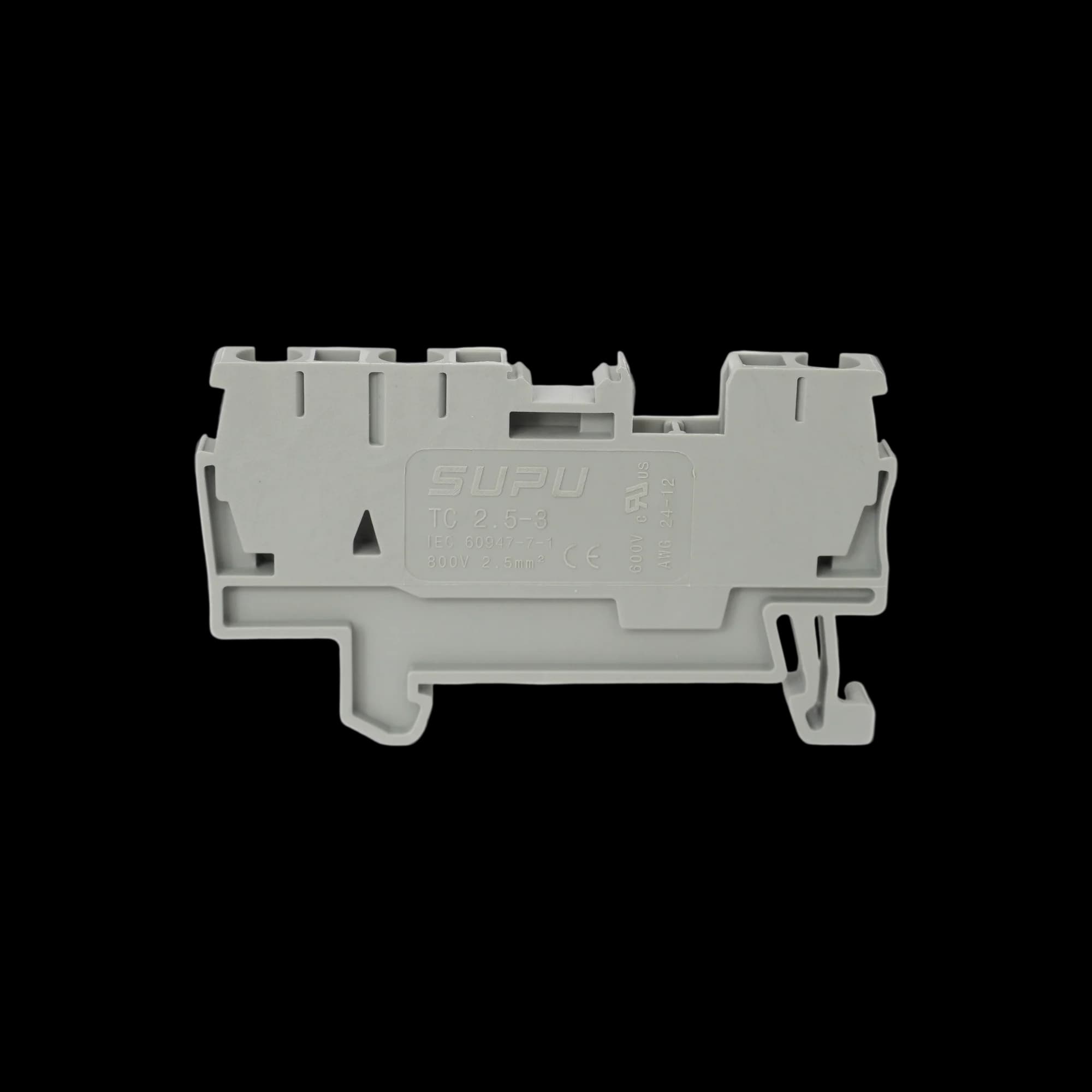 TC2.5-3-GY_Клемма TC2.5-3, серая, пружинная, 2.5мм²_3