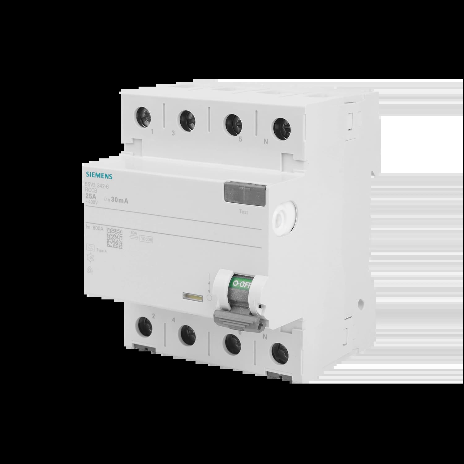 5SV3342-6_УЗО 3P+N, 25A, 30мА, тип «A»_2