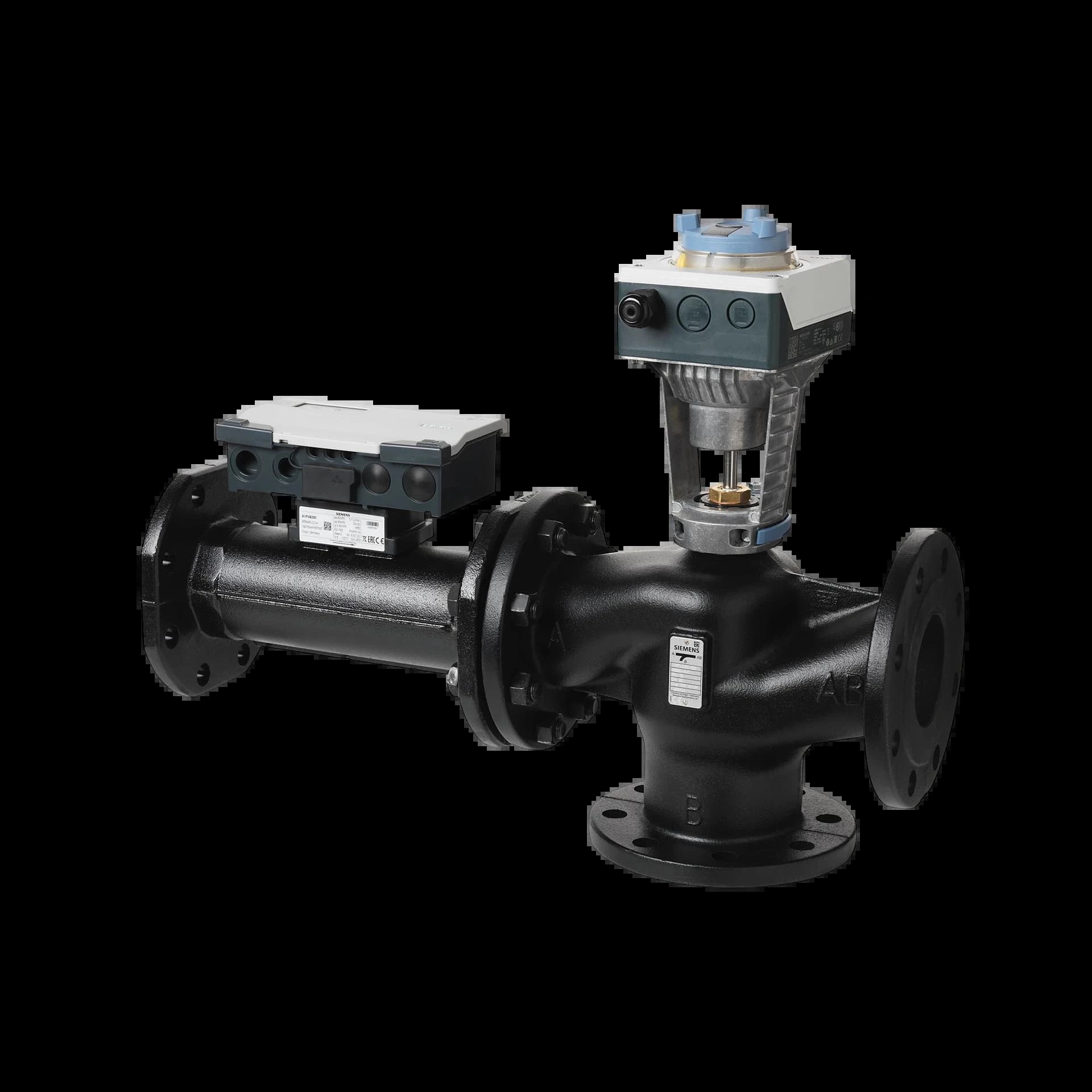 EXF4U20E080_Интеллектуальный клапан Acvatix 3х ходовой PN16 DN80 расход 32 м³/ч_1