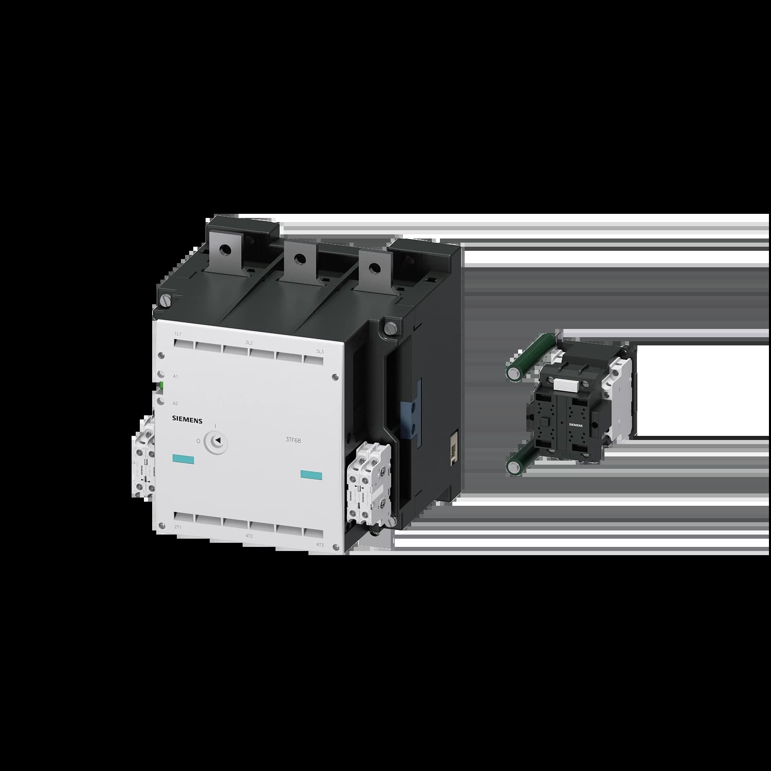 3TF6833-1QL7_Контактор 3P 630A 335кВт AC3 катушка, 230В AC, 3НО+3НЗ для ПЧ, габарит 14_1