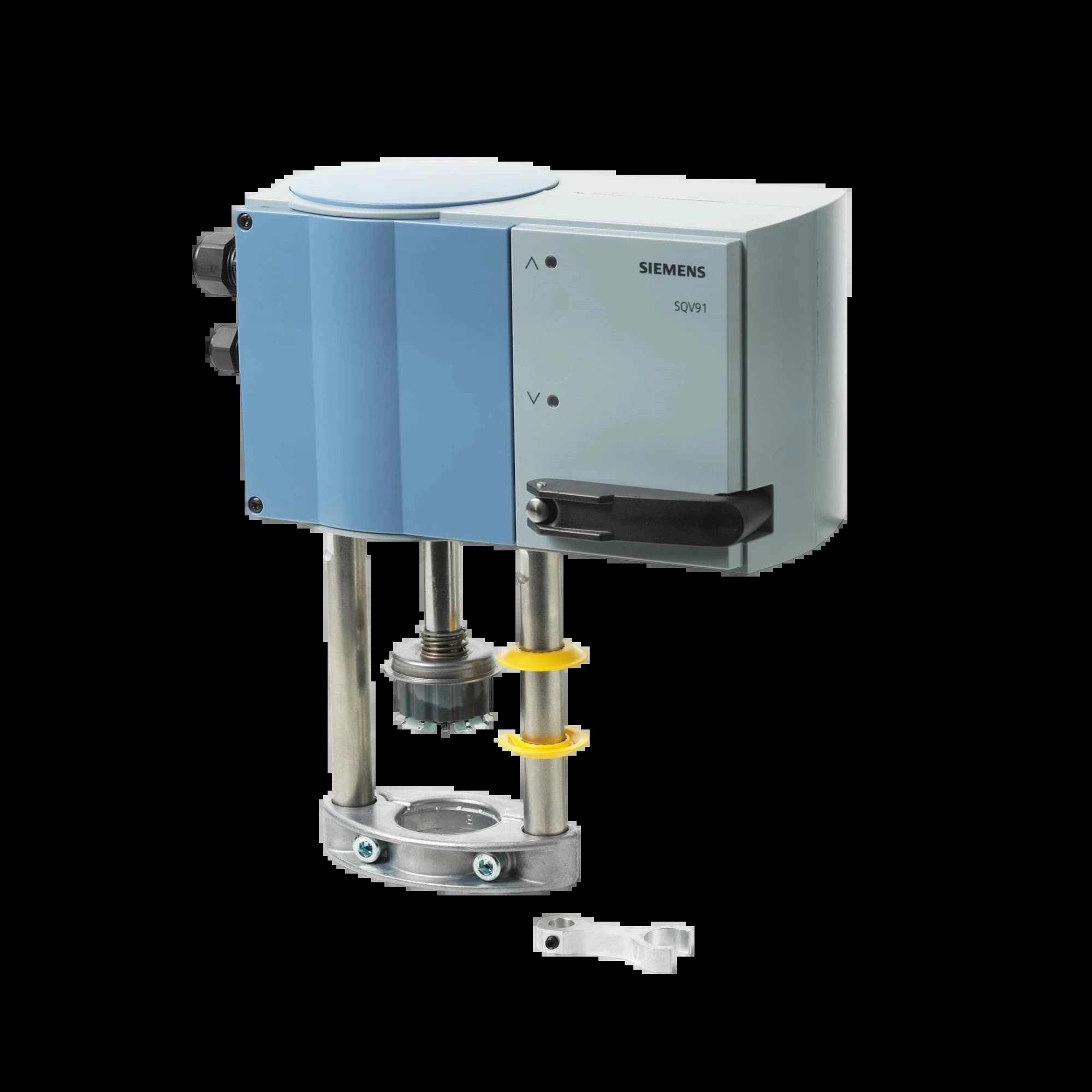 SQV91P40_Электромоторный привод, 1100 Н, ход 20/40 мм, 24В AC/DC, управление: 3-проводное / 0–10 В / 4–20 мА, с пружинным возвратом в открытое положение, время хода 120 с_1