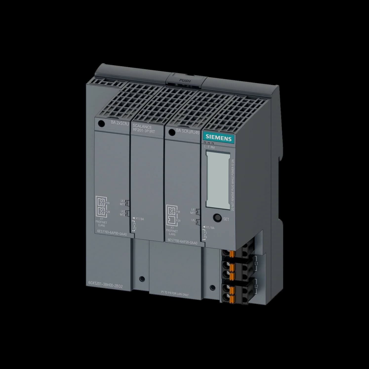 6GK5201-3BH00-2BD2_Управляемый IRT-коммутатор SCALANCE XF201-3P IRT
