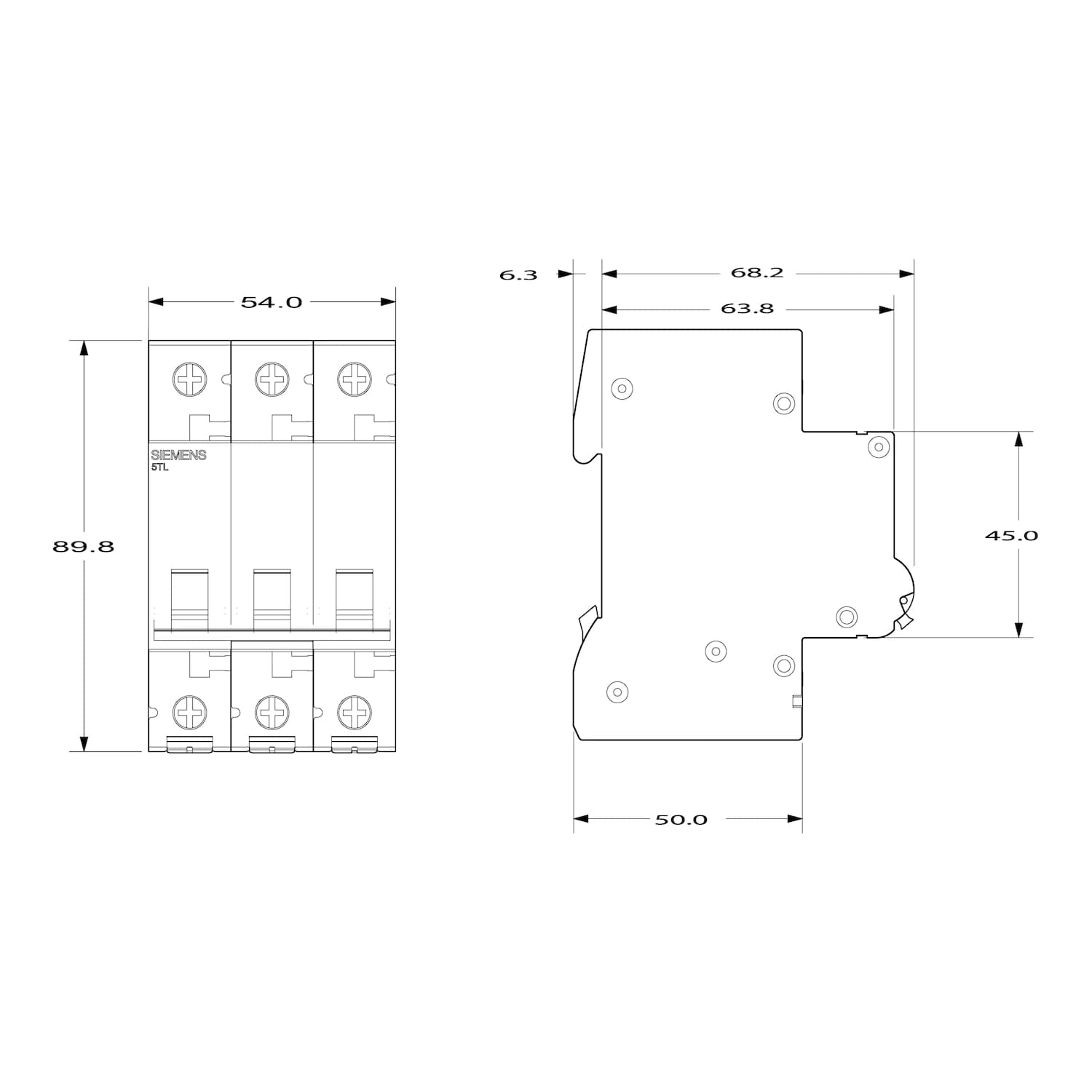 5TL1340-0_Выключатель нагрузки, 3P, 3НО, 40A_4