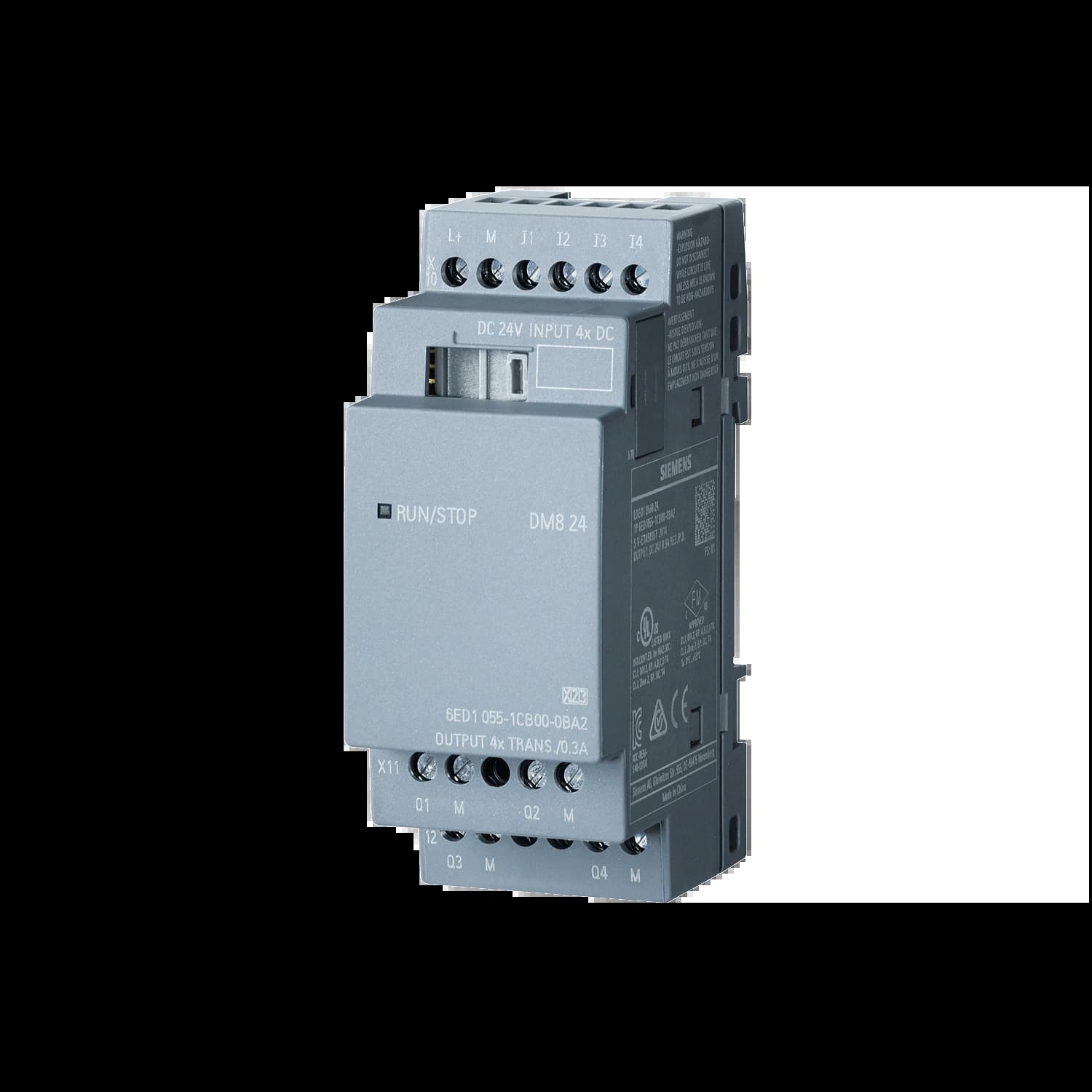 6ED1055-1CB00-0BA2_Модуль расширения LOGO! DM8 24, 2 MW, 4DI/4DO_1