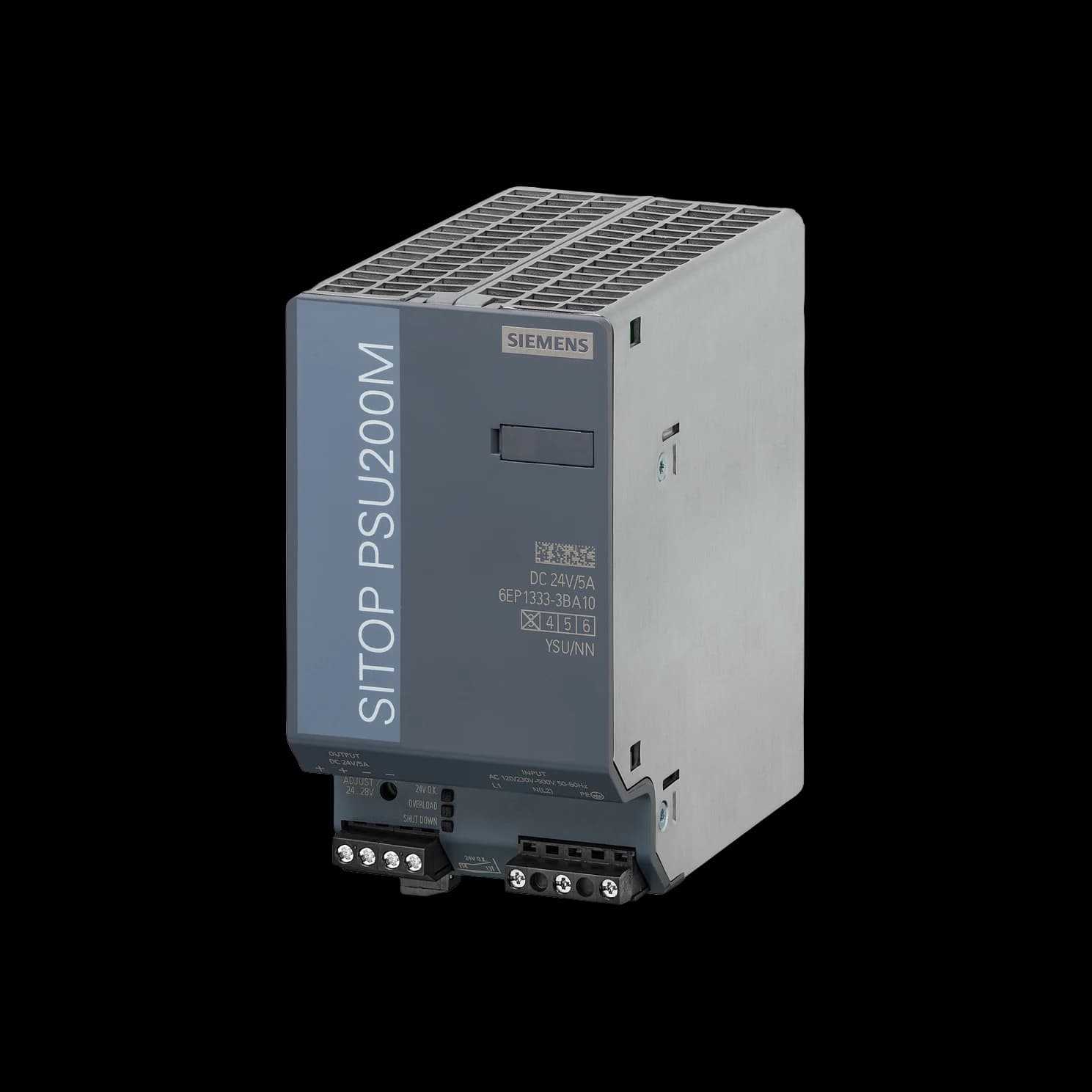 6EP1333-3BA10_Блок питания SITOP PSU200M, 1-2AC -> 24В DC, 5А