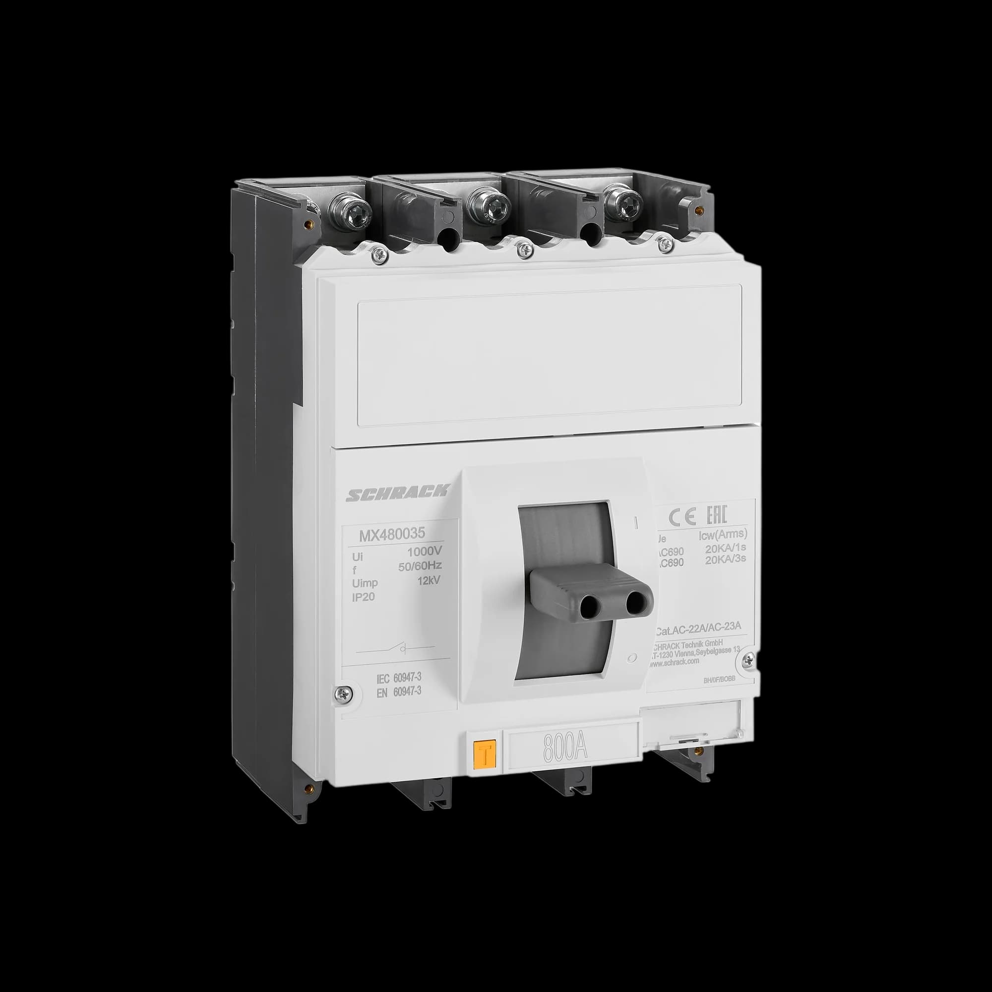 MX480035--_Выключатель-разъединитель MX4/800 3-полюсный 800 А
