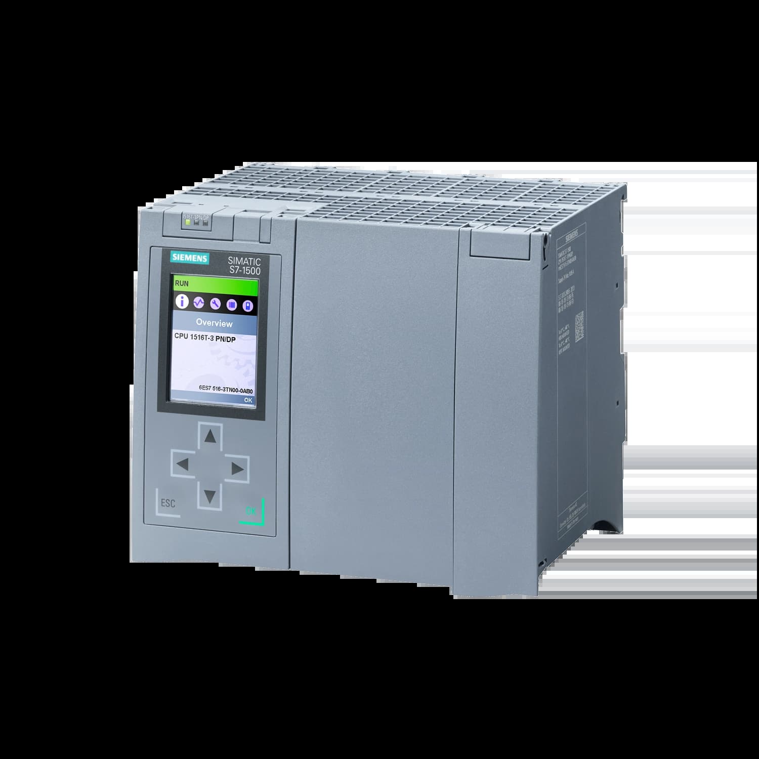 6ES7516-3TN00-0AB0_Simatic S7-1500 Центральный процессор CPU 1516T-3 PN/DP_1