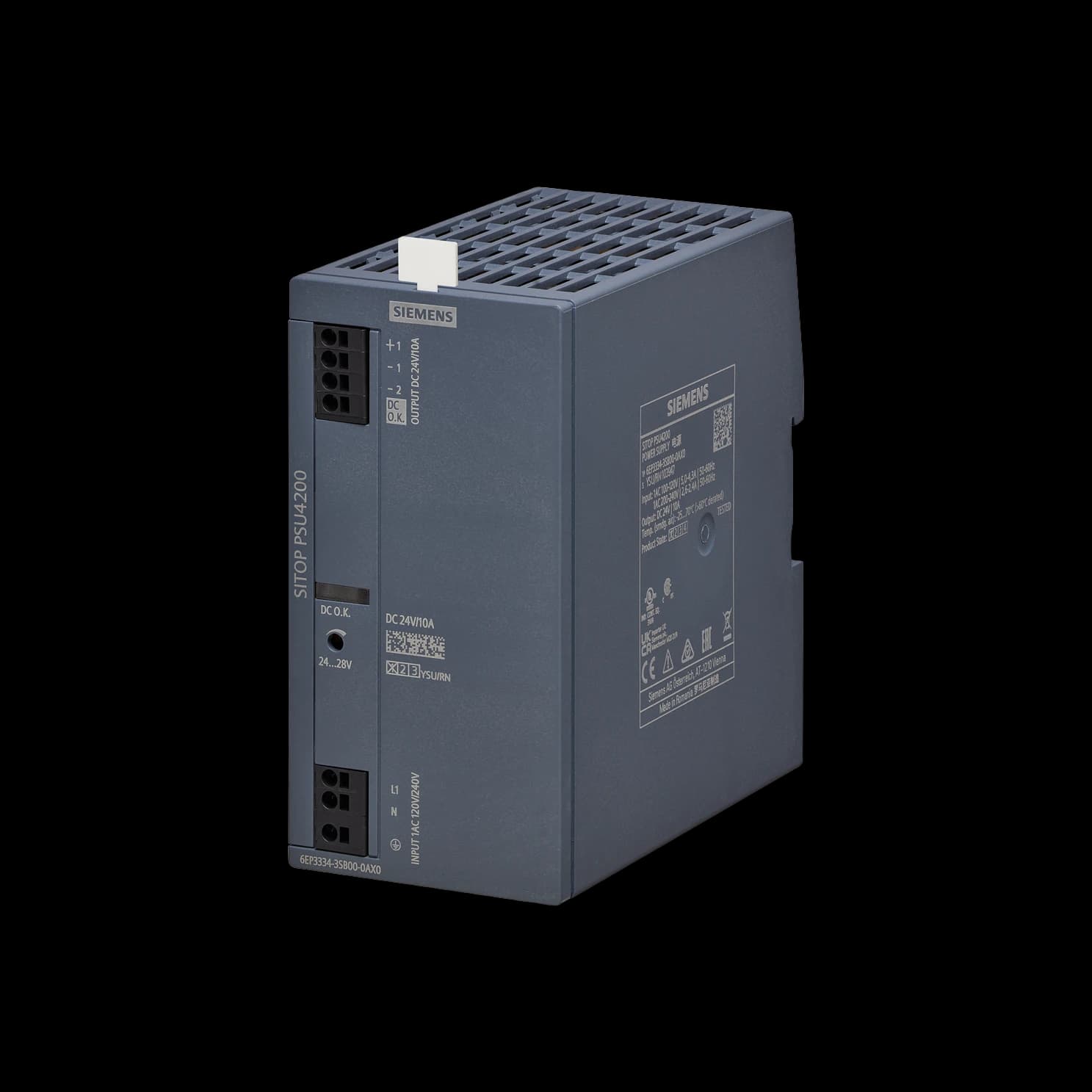 6EP3434-3SB00-0AX0_Блок питания SITOP PSU4200, 3AC -> 24В DC, 10А