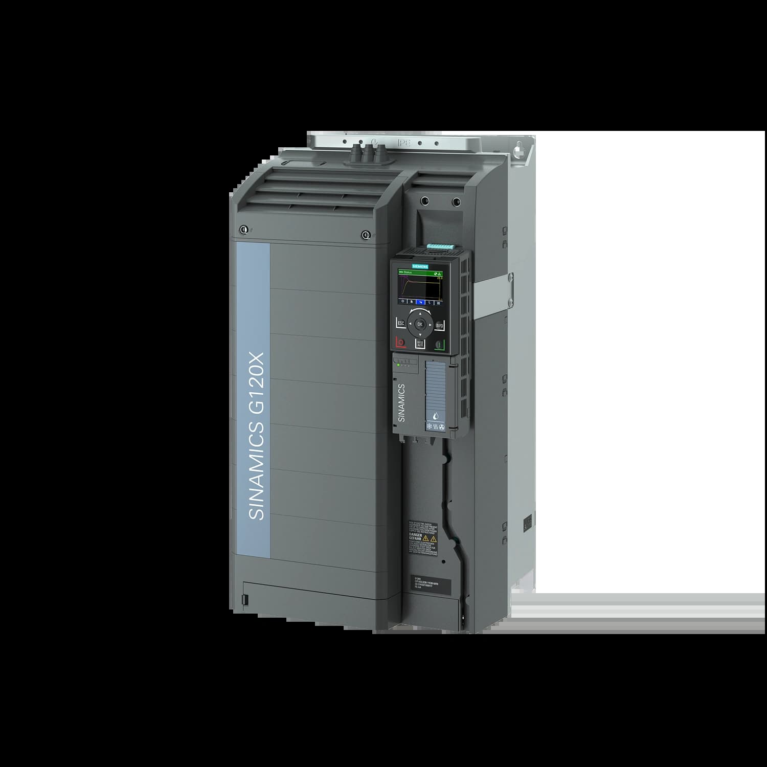 6SL3220-2YE40-0UF0_Преобразователь частоты SINAMICS G120X 55 кВт 380В Profinet без ЭМС фильтра_1