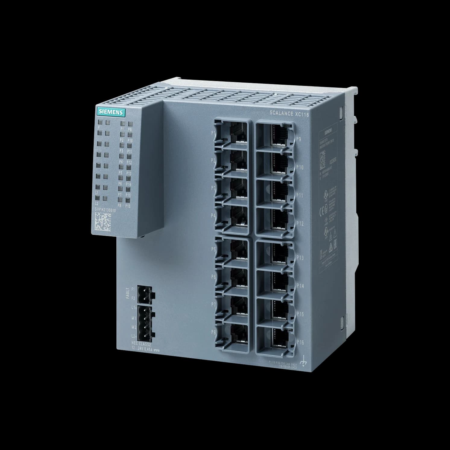 6GK5116-0BA00-2AC2_Неуправляемый коммутатор SCALANCE XC116