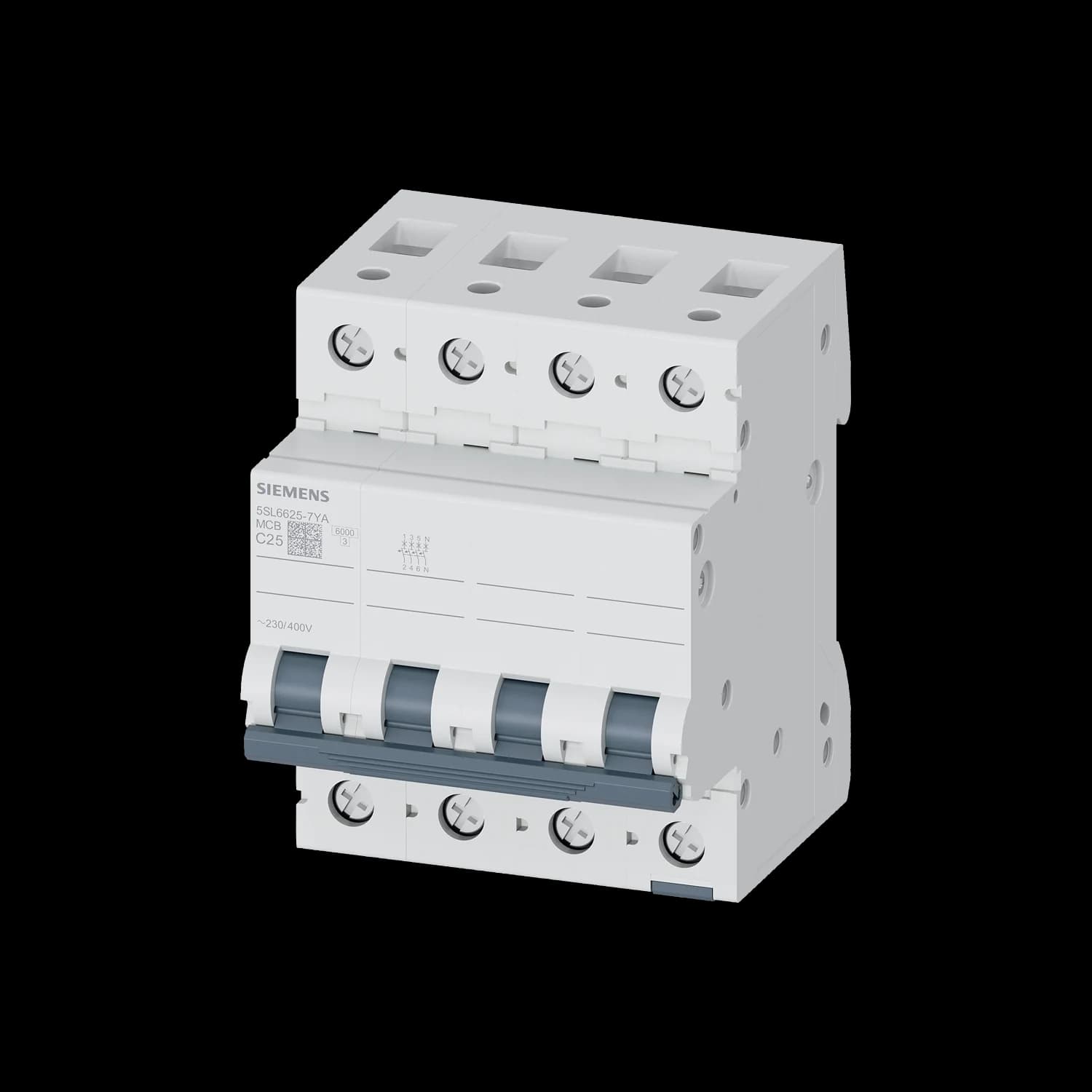 5SL6625-7_Автомат 3P+N, 25А, кривая «C», 6кА (C25)