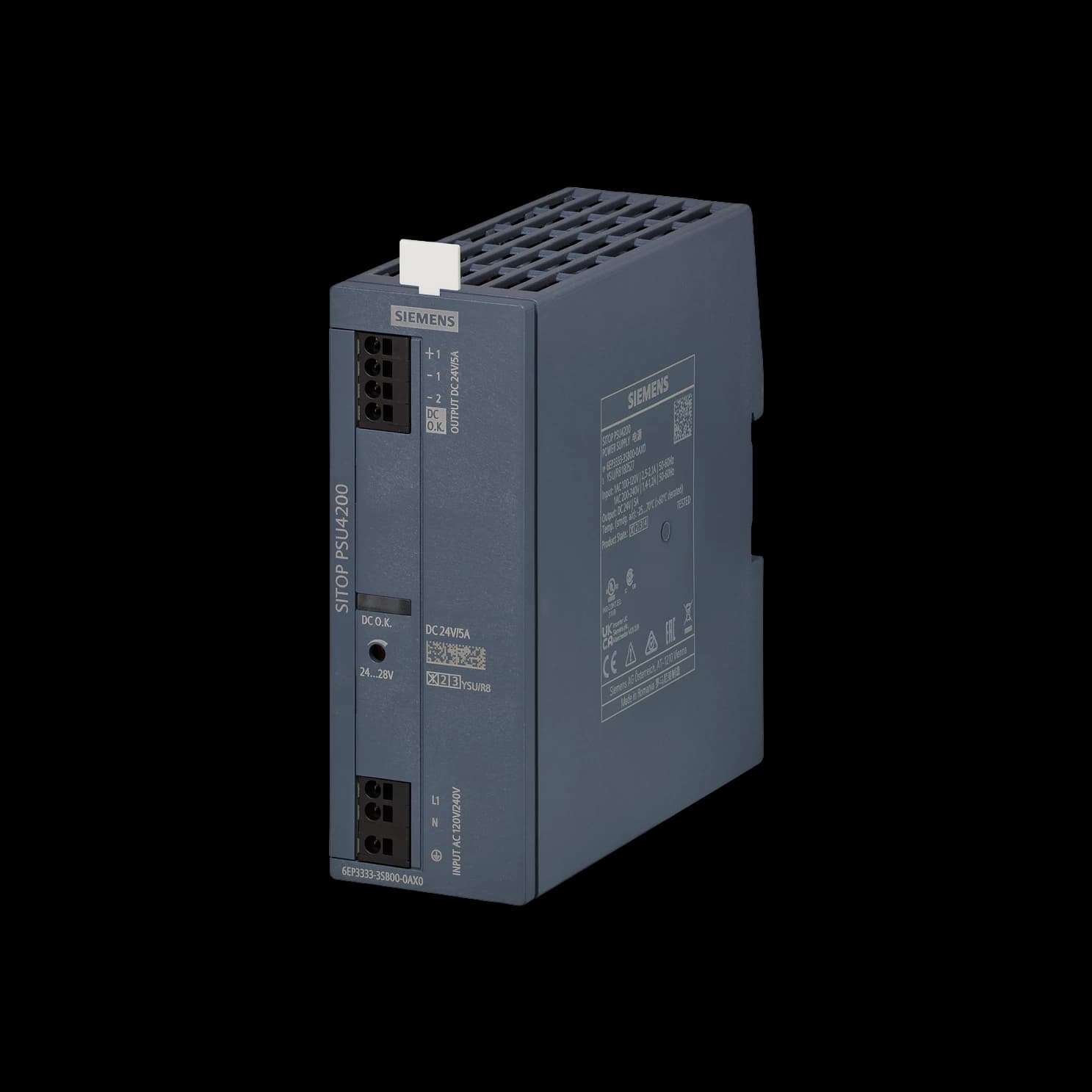 6EP3333-3SB00-0AX0_Блок питания SITOP PSU4200, 1AC -> 24В DC, 5А