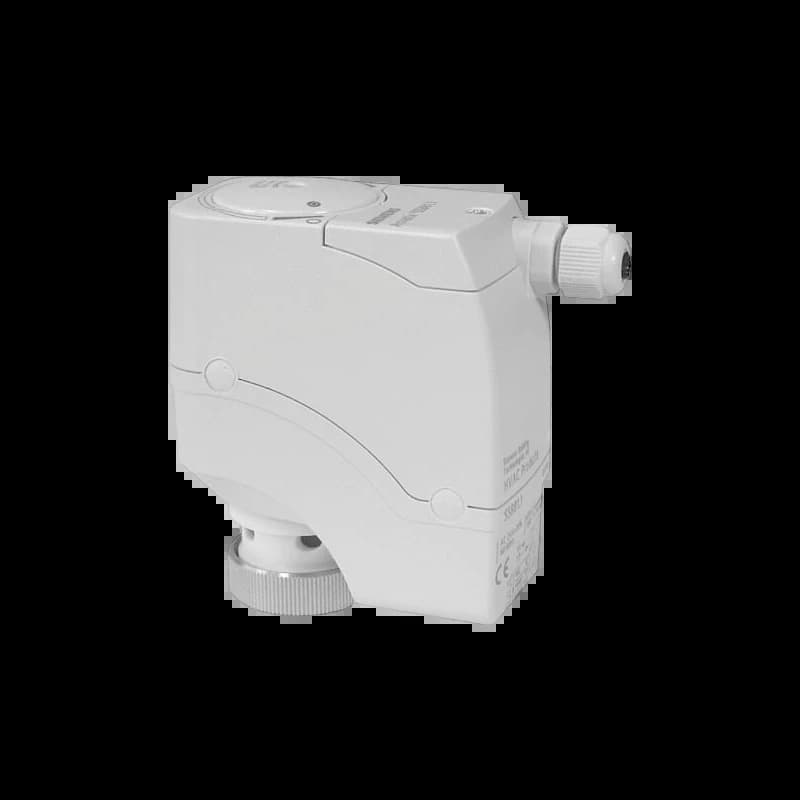 SSB81.1_Электромоторный привод, 200 Н, ход 5.5 мм, 24В AC, кабель 1.5 м, 3-проводное управление, с вспомогательным переключателем_1
