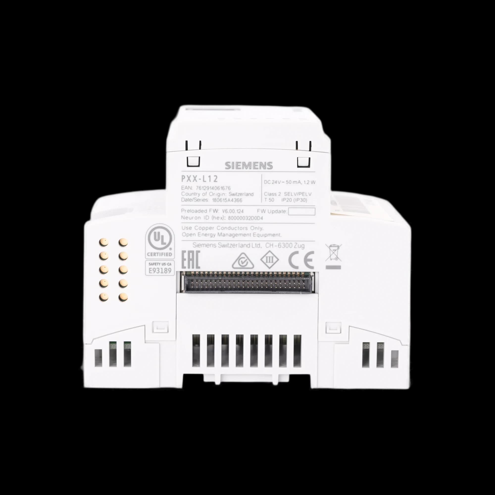 PXX-L12_Siemens Desigo TX PXX-L12 — модуль связи для подключения до 120 устройств LonWorks и комнатных контроллеров RXC_2