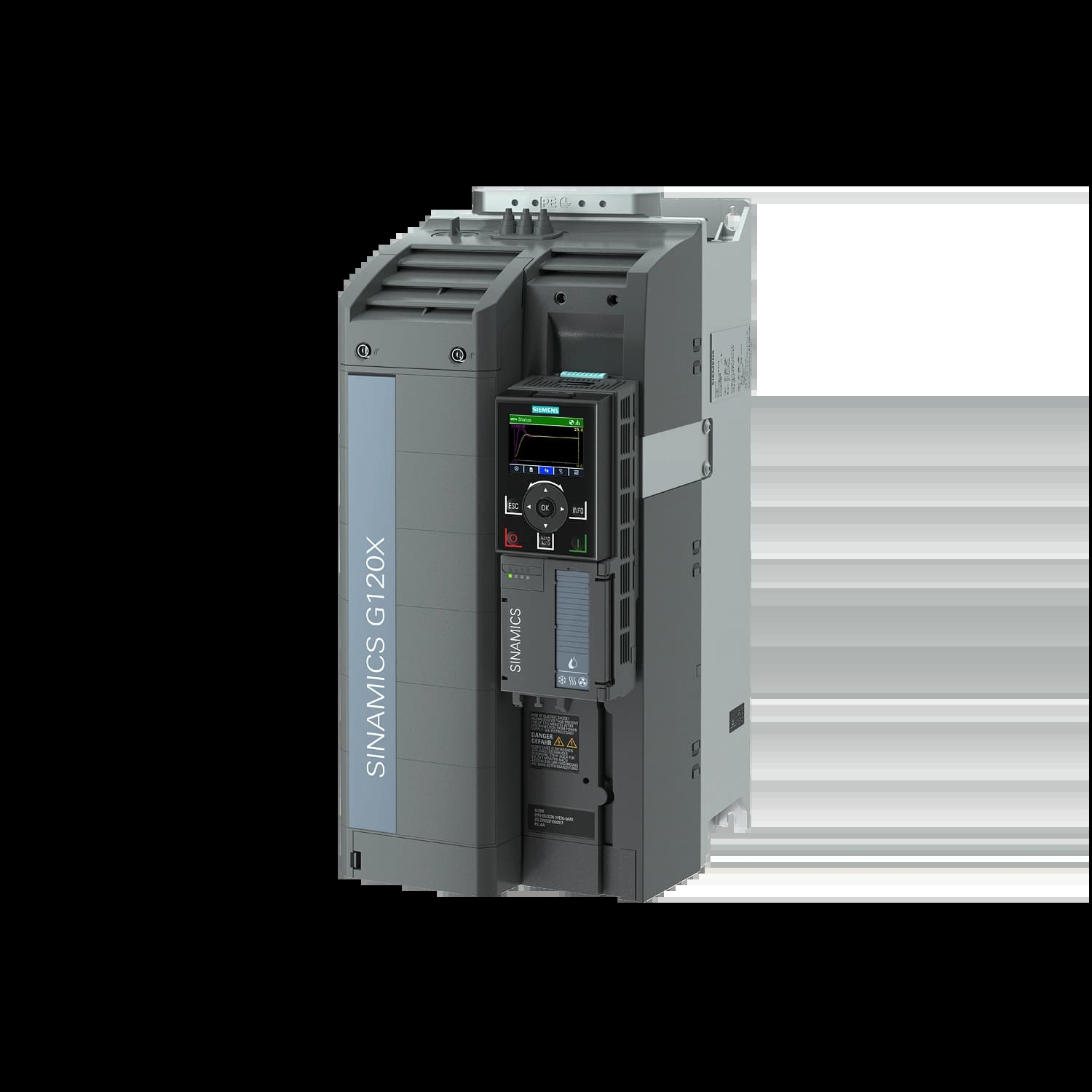 6SL3220-2YE34-0UF0_Преобразователь частоты SINAMICS G120X 30 кВт 380В Profinet без ЭМС фильтра_1