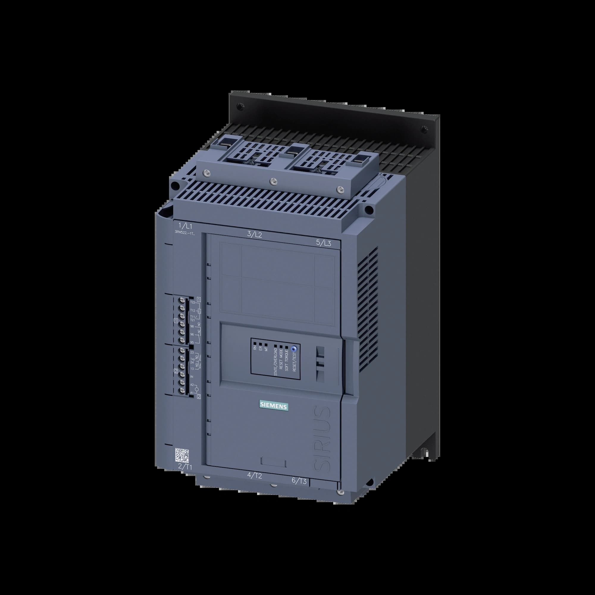 3RW5227-1TC14_Устройство плавного пуска SIRIUS 45кВт 93А 380В расширенный функционал_2