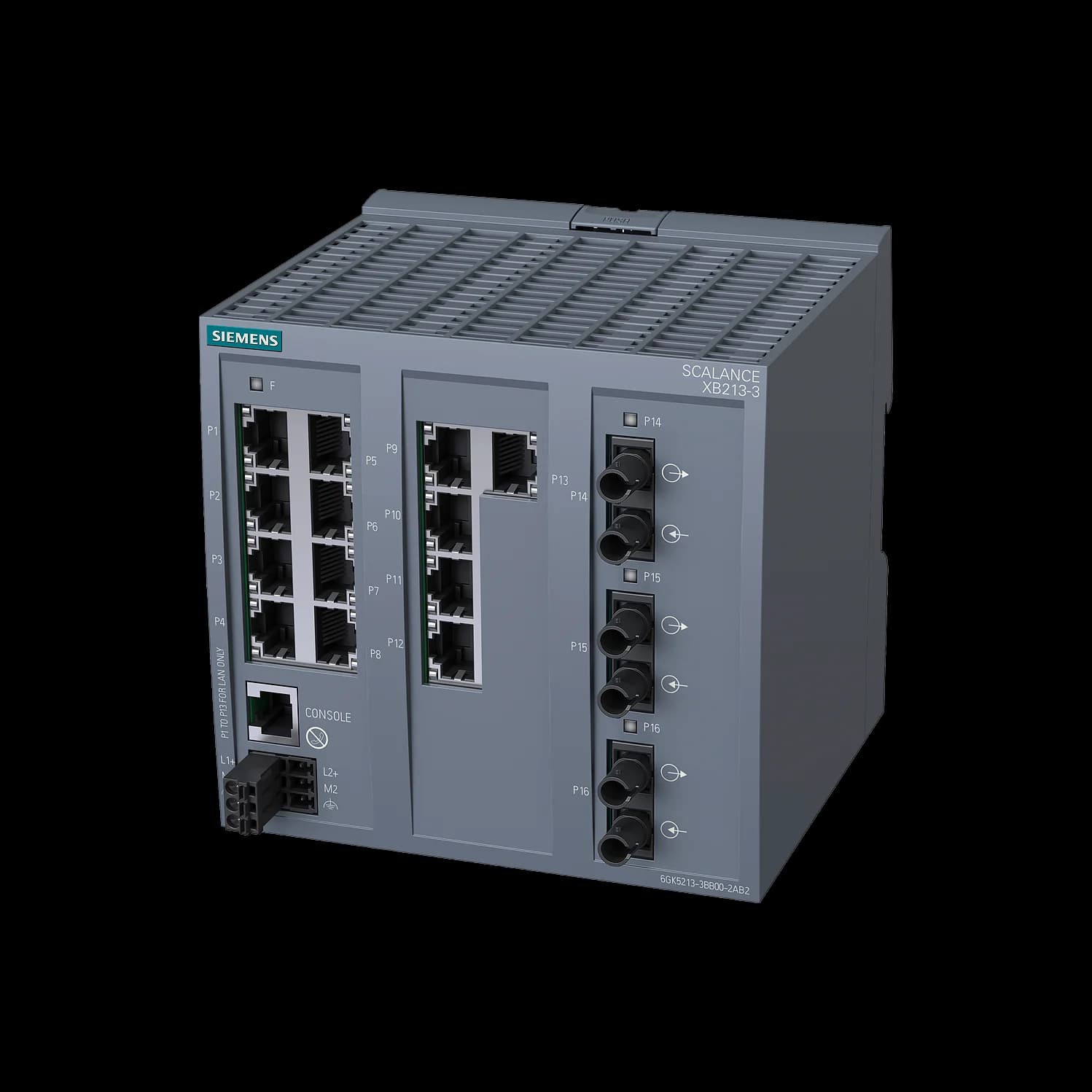 6GK5213-3BB00-2AB2_Управляемый коммутатор SCALANCE XB213-3 (ST, PN)