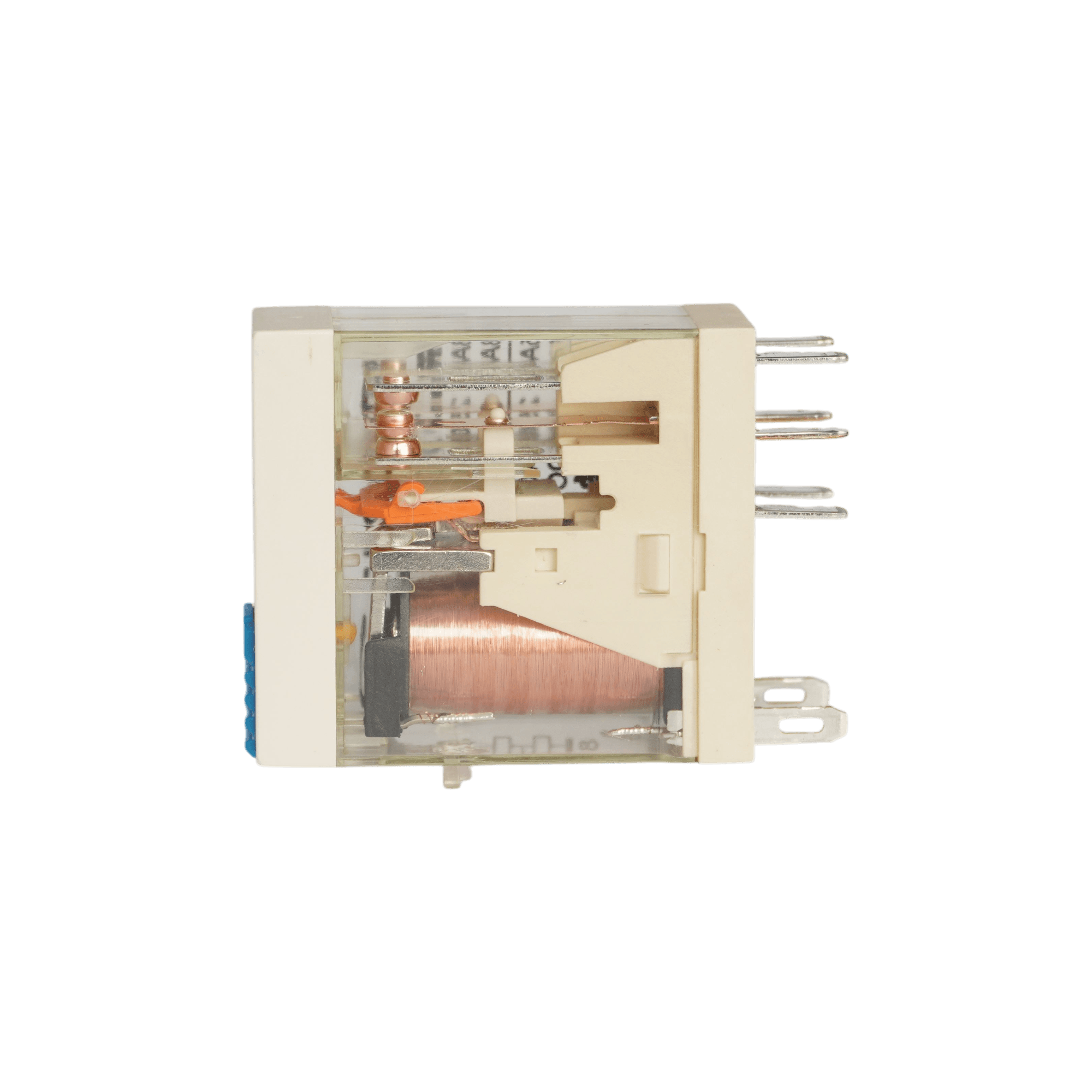 RFT2CO024LT_Реле 2ПК, 8А, катушка 24В DC, механический и светодиодный индикаторы, тест-кнопка_4