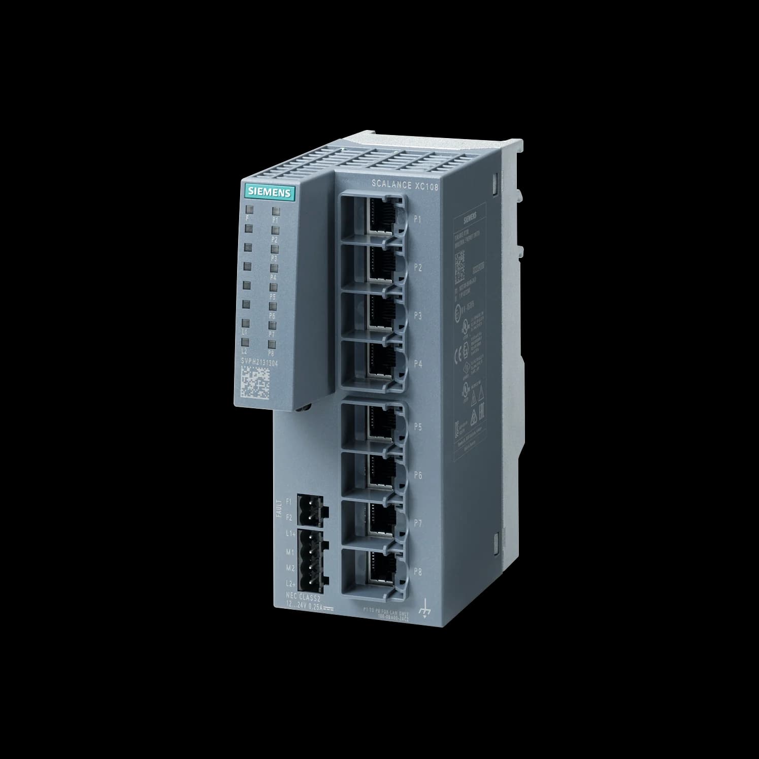 6GK5108-0BA00-2AC2_Неуправляемый коммутатор SCALANCE XC108