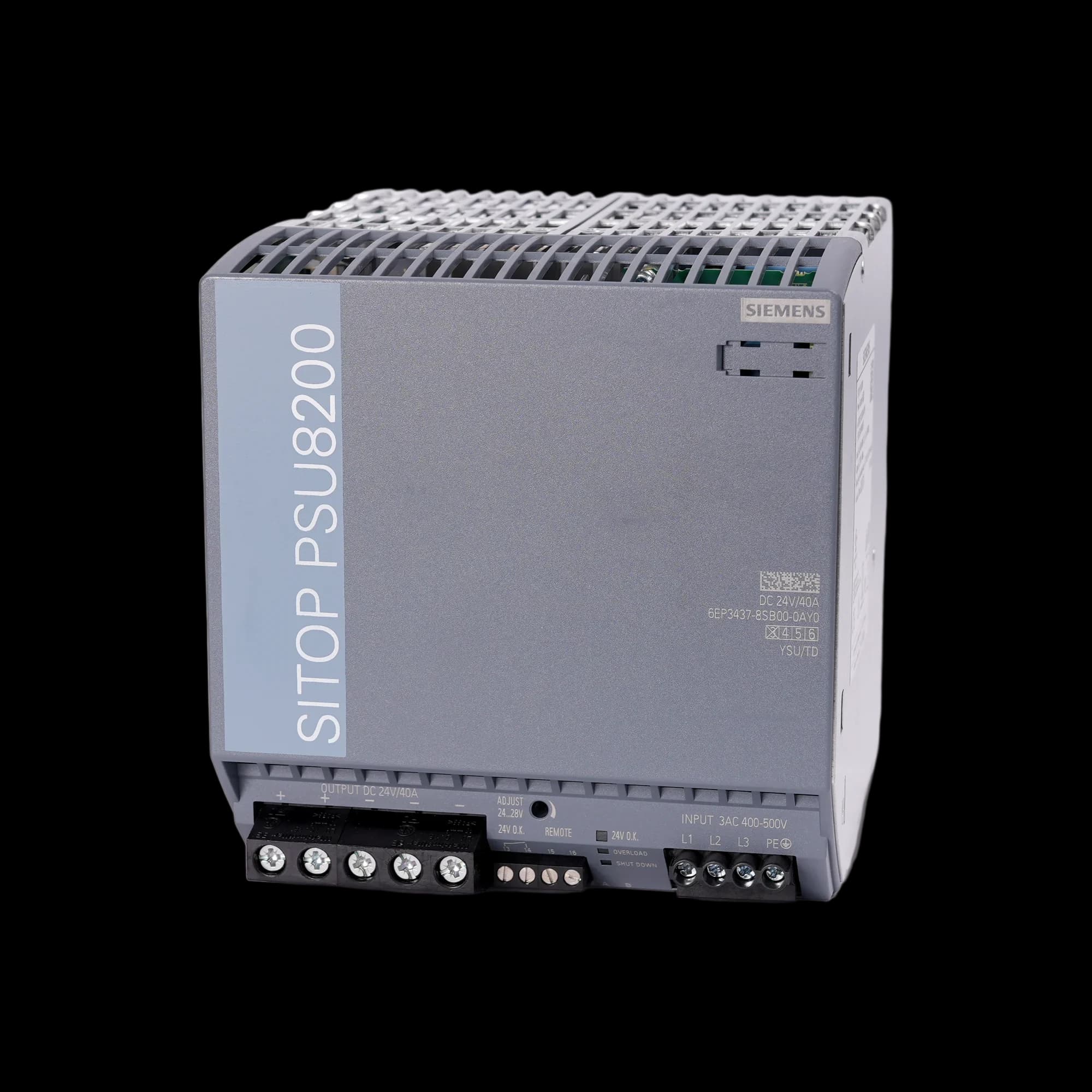 6EP3437-8SB00-0AY0_Блок питания SITOP PSU8200 3-ф., DC 24 В/40 A
