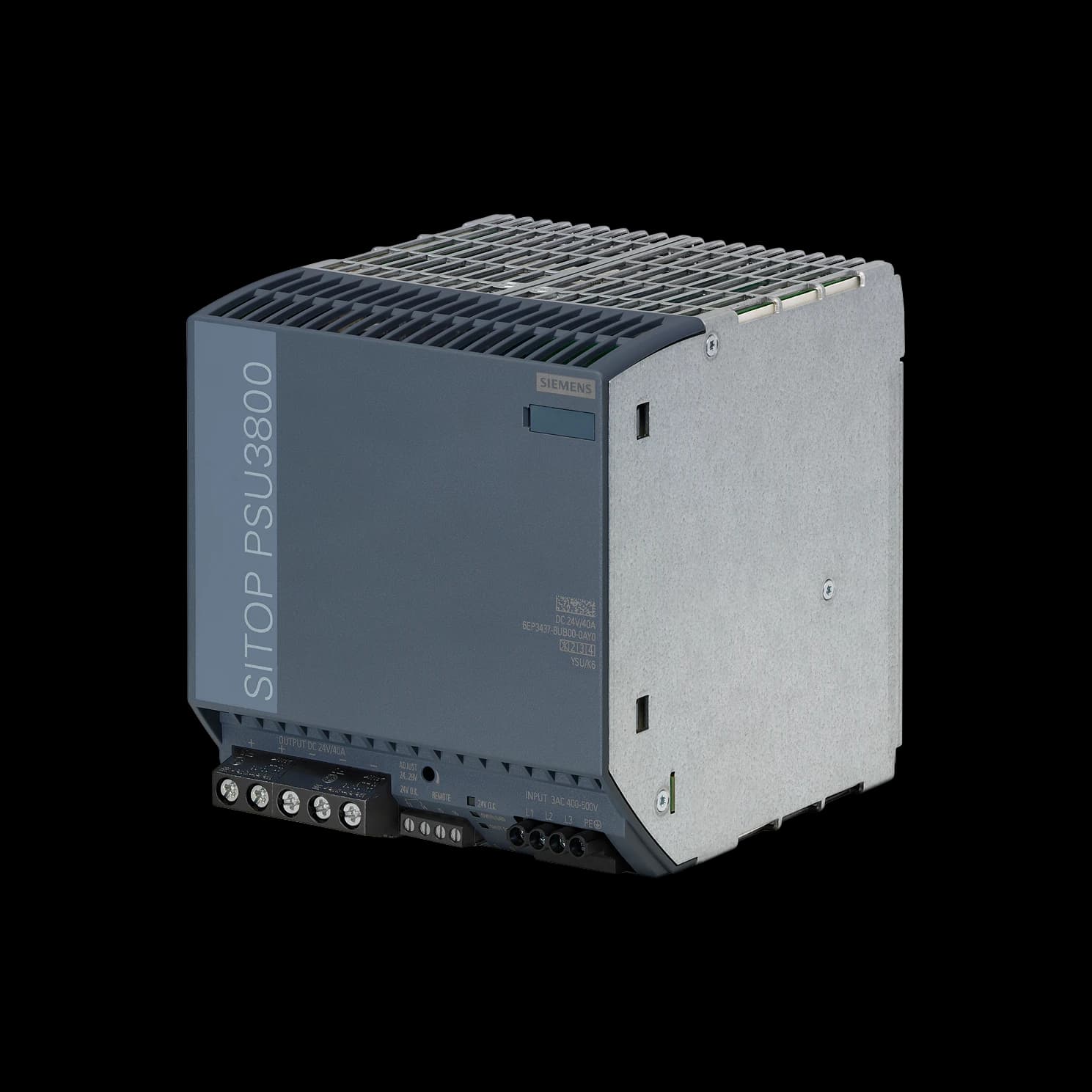 6EP3437-8UB00-0AY0_Блок питания SITOP PSU3800, 3AC -> 24В DC, 30-40А
