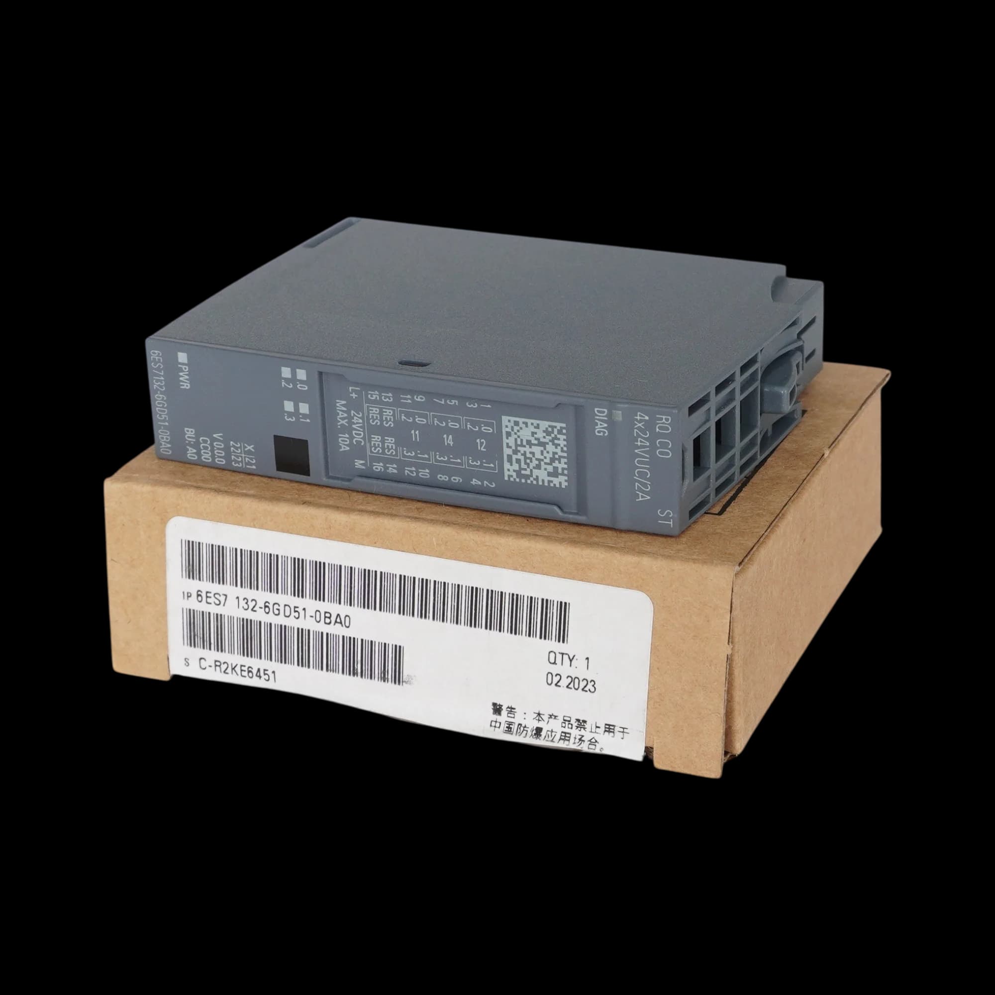 6ES7132-6GD51-0BA0_Модуль вывода ET 200SP RQ4x24VUC/2A CO ST_4