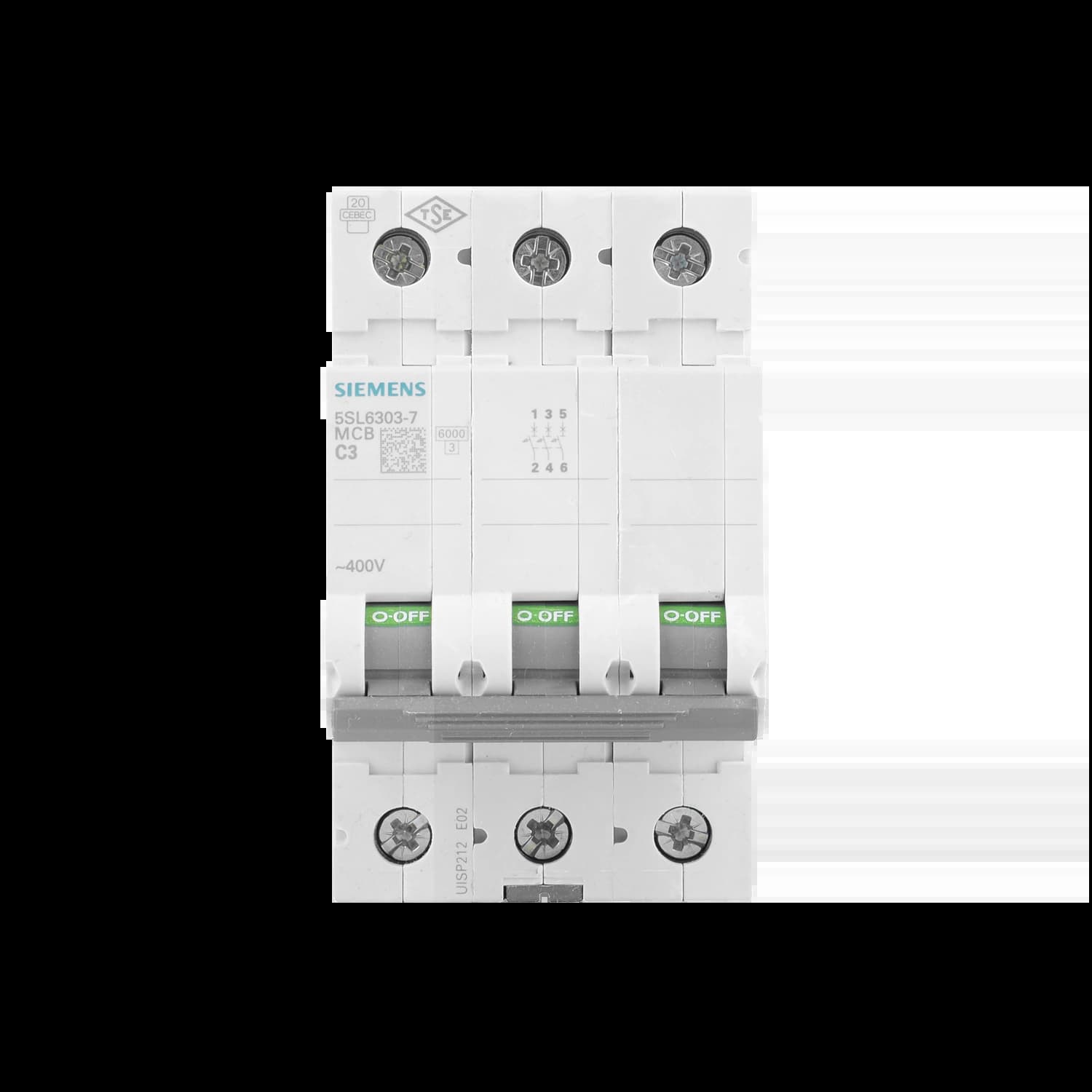 5SL6303-7_Автомат 3P, 3А, кривая «C», 6кА (C3)_5