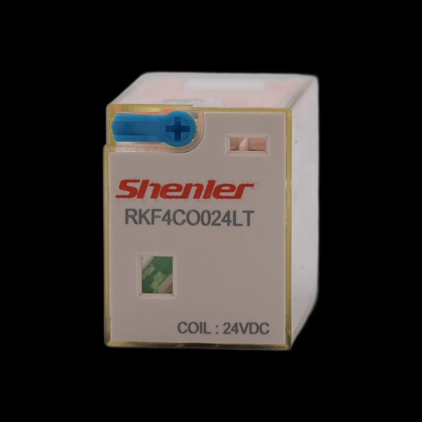 RKF4CO024LT_Реле 4ПК, 6А, катушка 24В DC, механический и светодиодный индикаторы, тест-кнопка