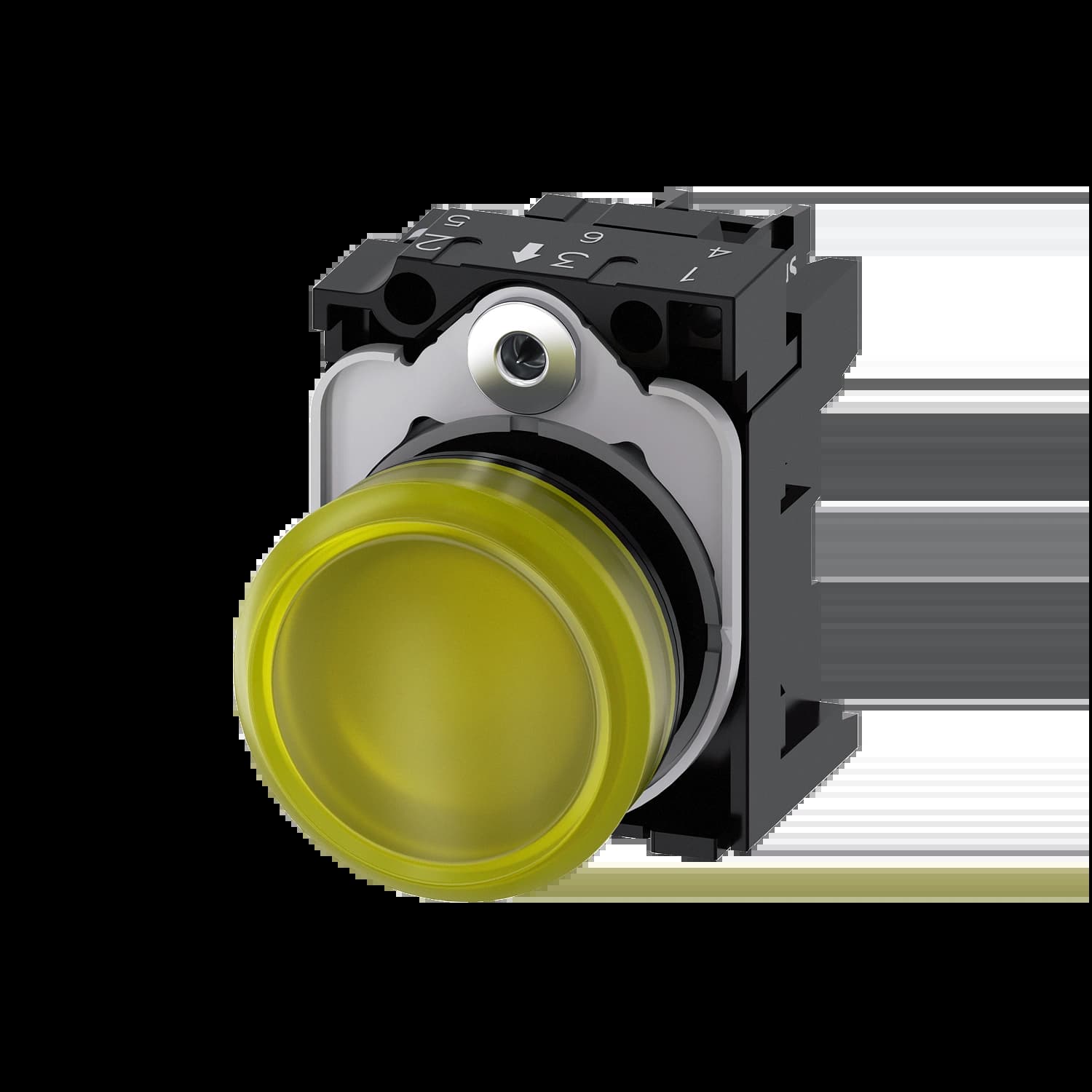 3SU1102-6AA30-1AA0_Световой индикатор 24В AC/DC, желтый