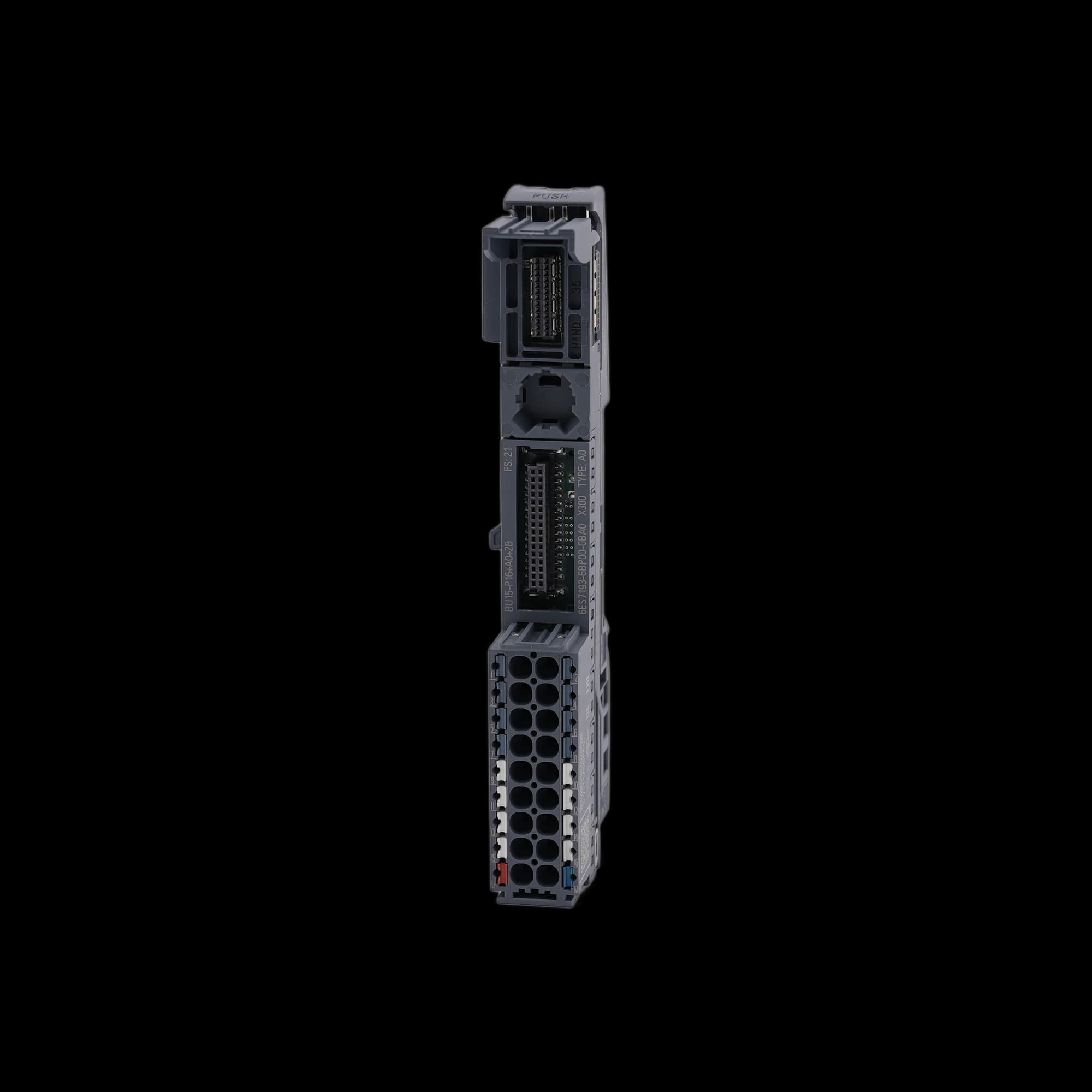 6ES7193-6BP00-0BA0_Базовый блок A0-BU15-P16+A0+2B тёмный