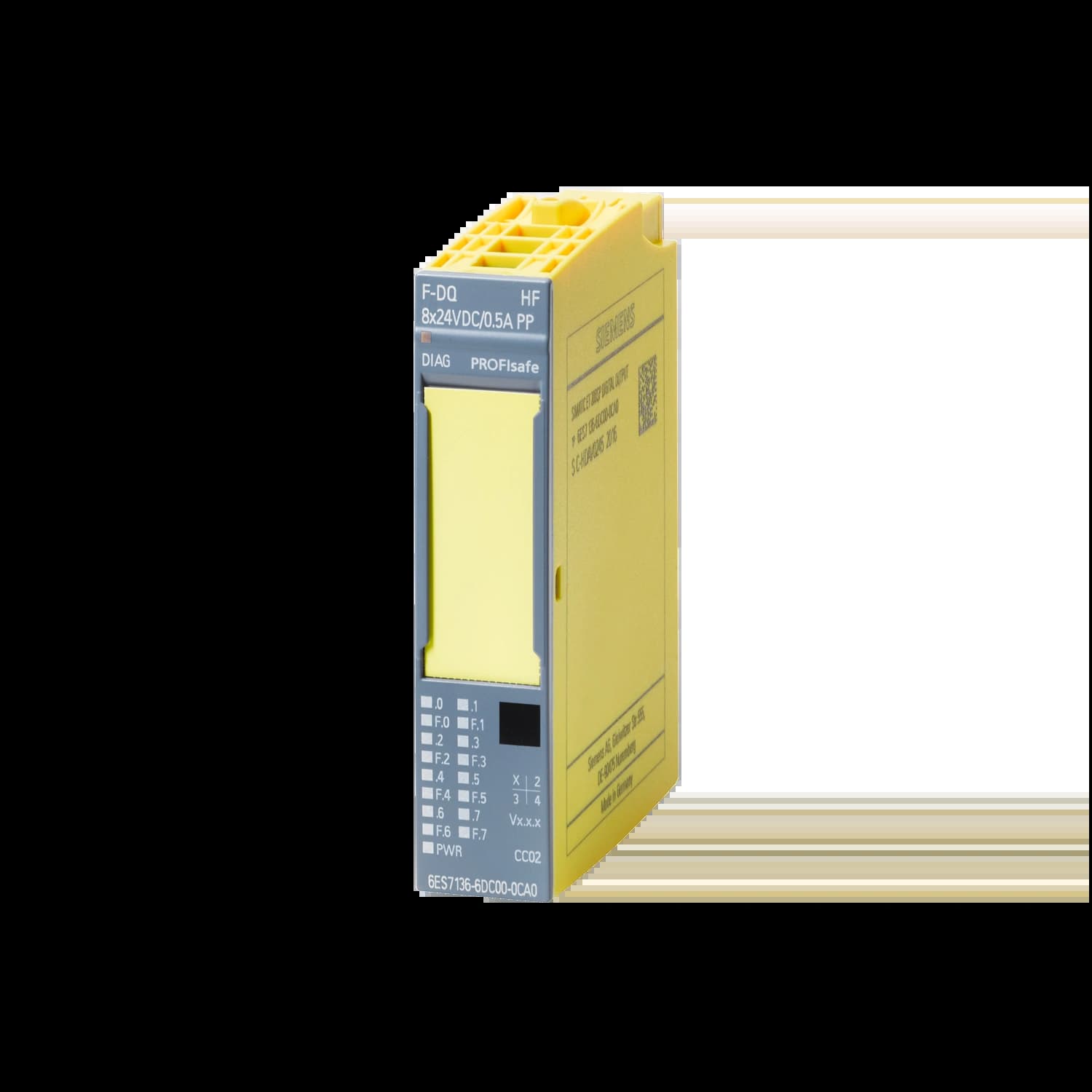 6ES7136-6DC00-0CA0_Модуль вывода ET 200SP F-DQ8x24VDC/0.5A PP HF_1