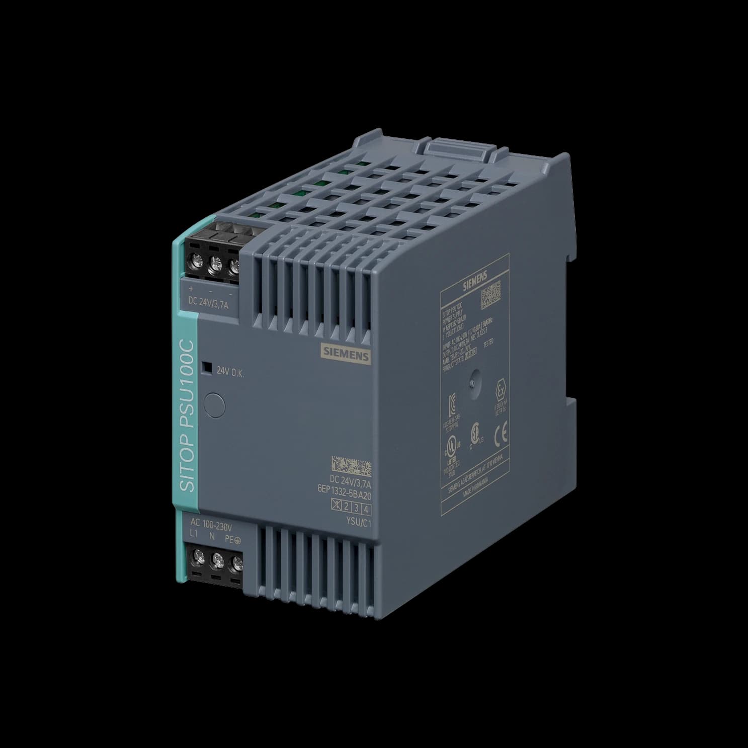 6EP1332-5BA20_Блок питания SITOP PSU100C NEC Class 2, 1AC/DC -> 24В DC, 4А